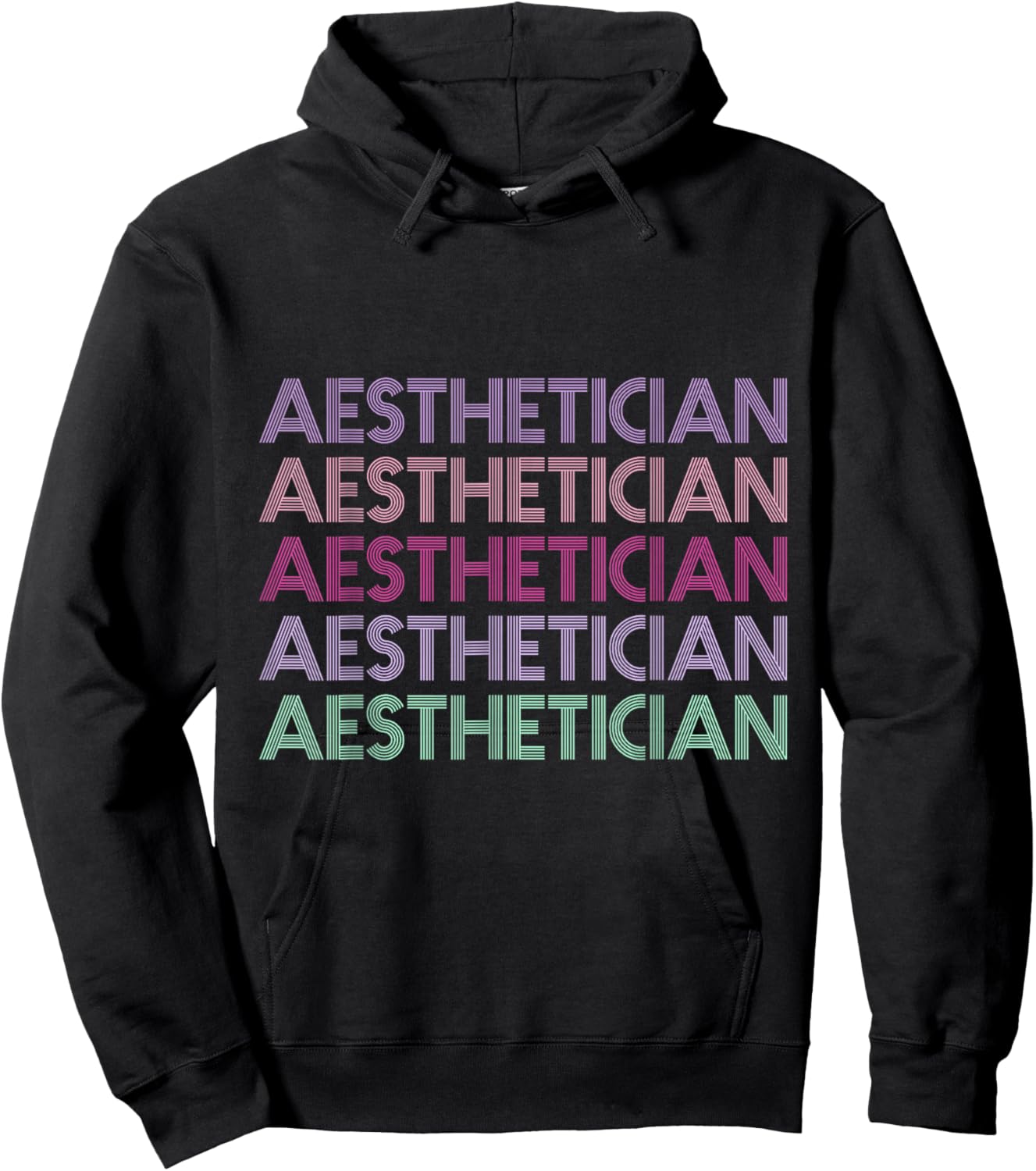 Aesthetician Design for Licensed Medical Aesthetician Hoodie - Hoodie | Black