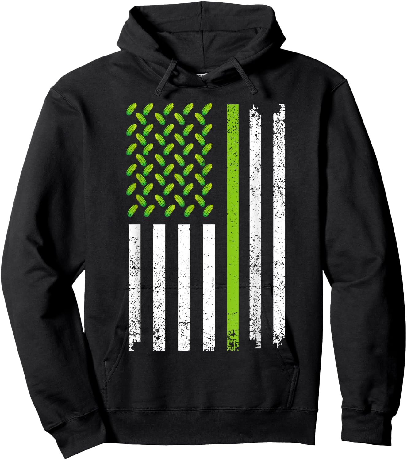 Cool Pickle Art Women Kids Gag Dill Pickle Costume Hoodie - Hoodie | Black