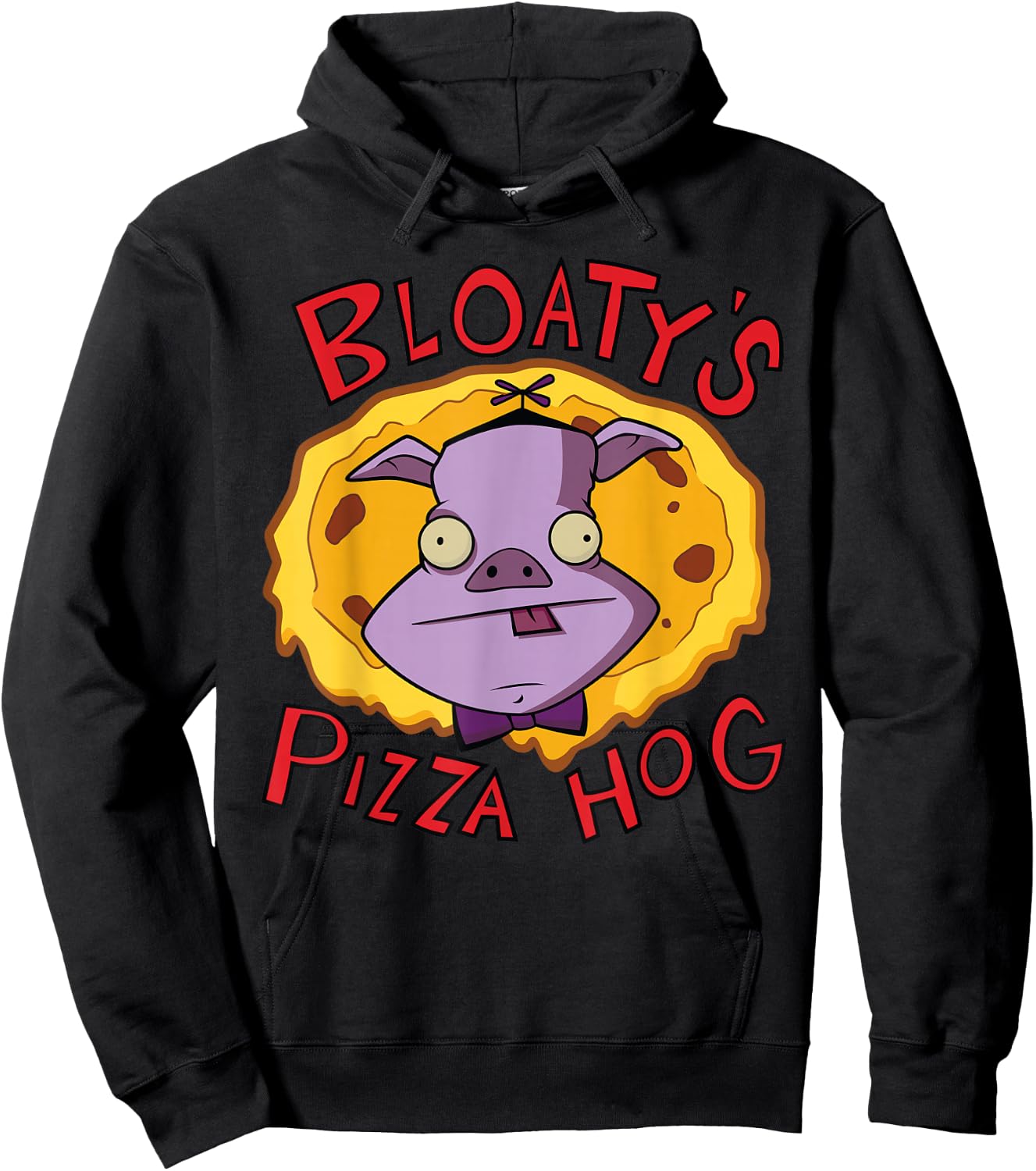 Invader Zim Bloaty's Pizza Hog Hoodie - Hoodie | Black