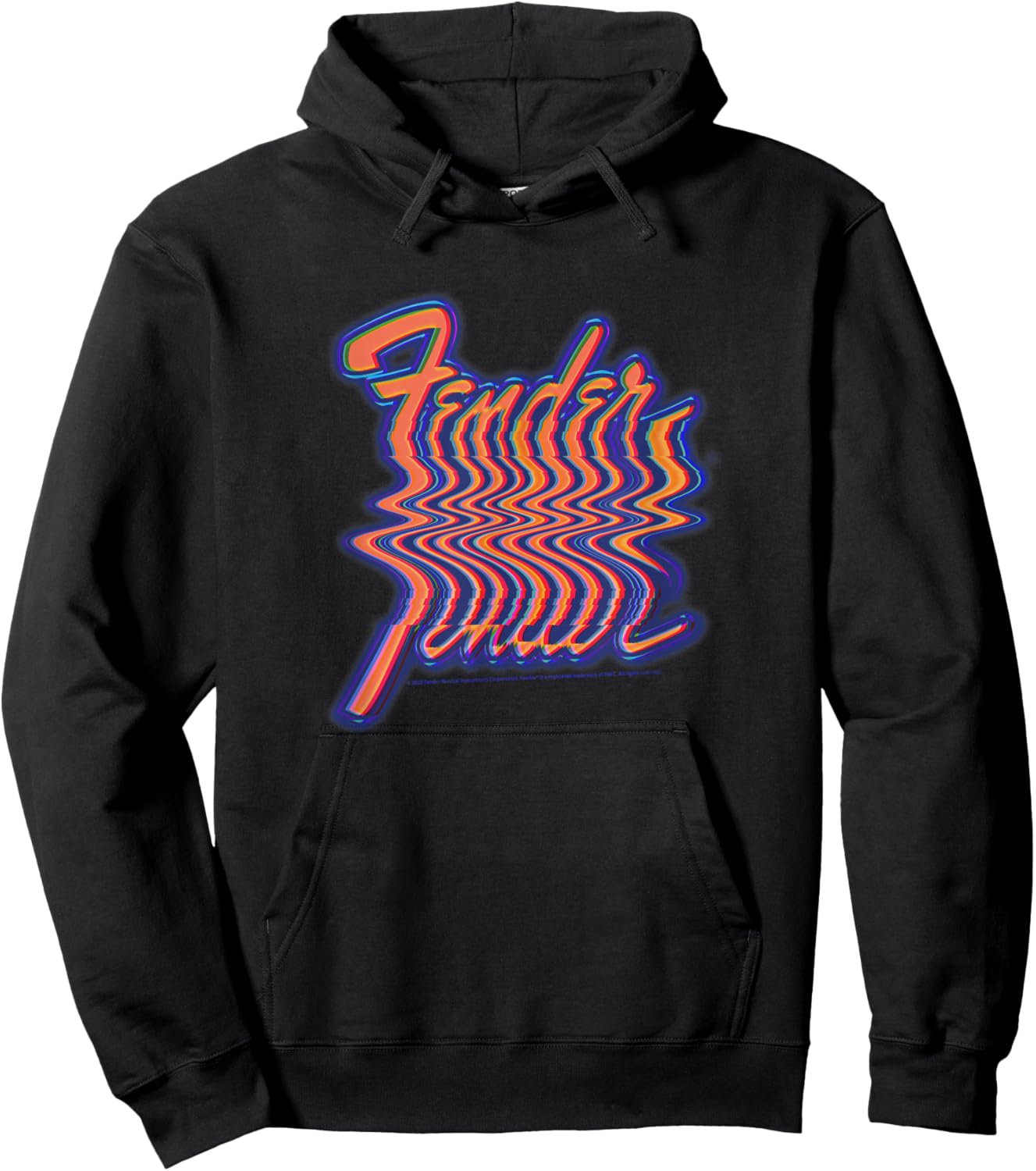 Fender VHS Blur Hoodie - Hoodie | Black