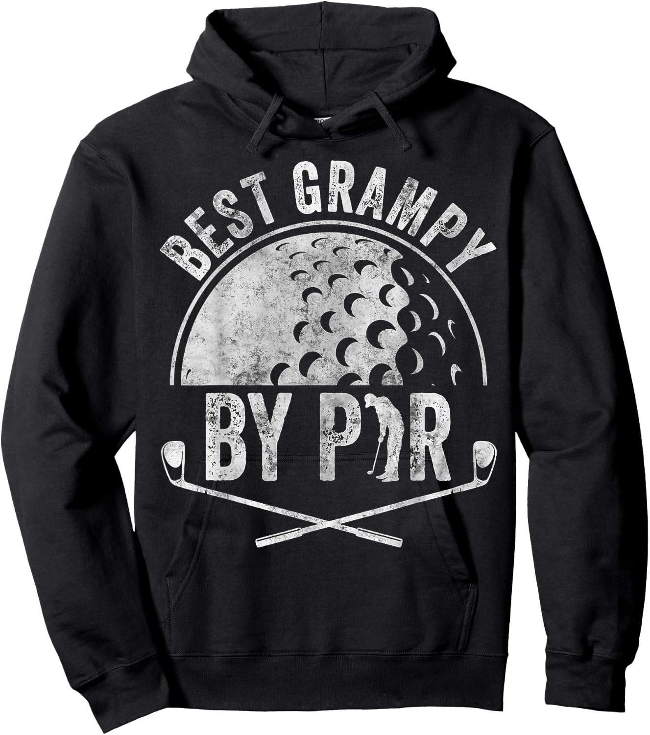 Best Grampy By Par Shirt Golf Lover Sports Golf Golfer Hoodie - Hoodie | Black