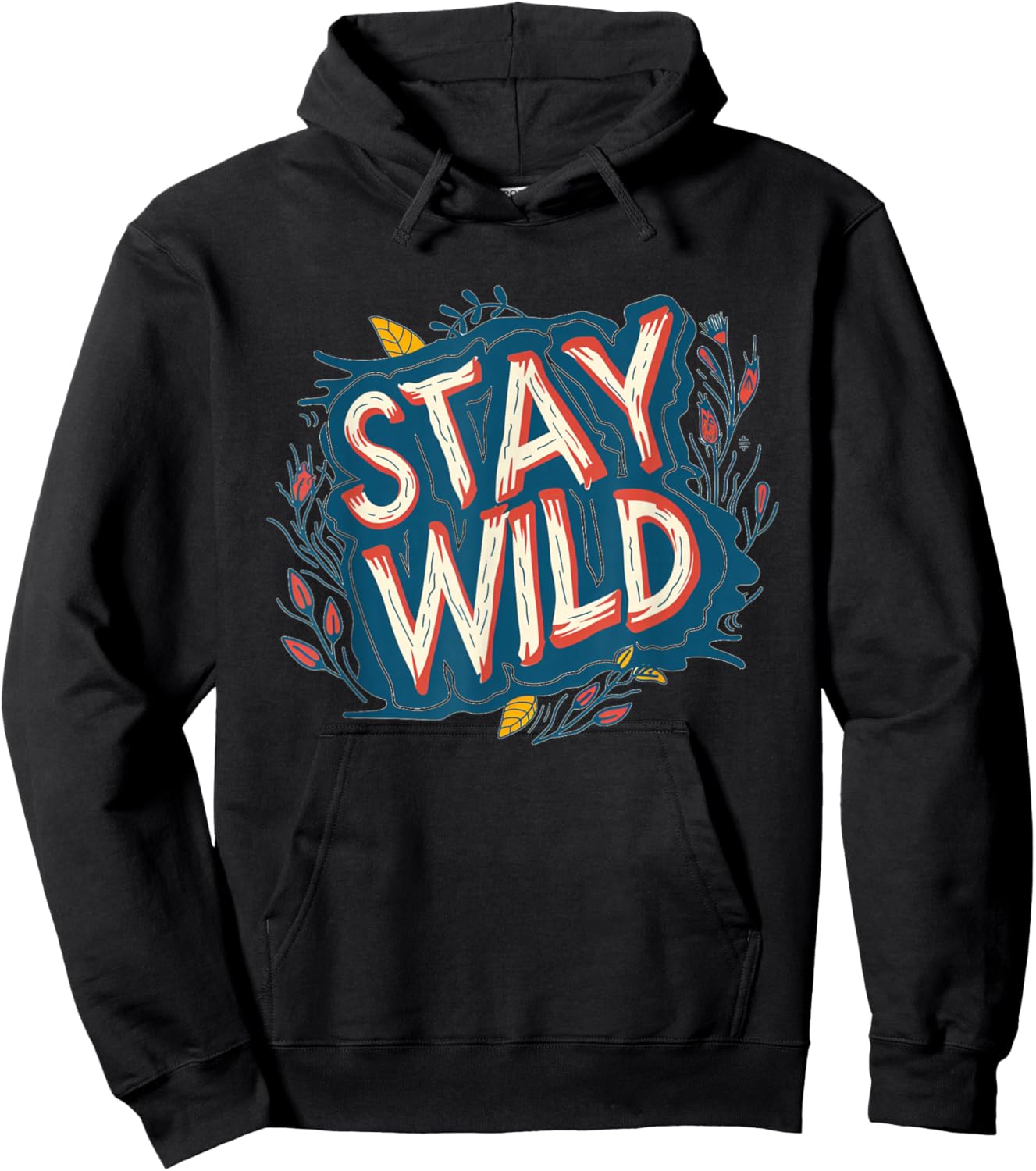 Beautiful Stay Wild Logo Hoodie - Hoodie | Black