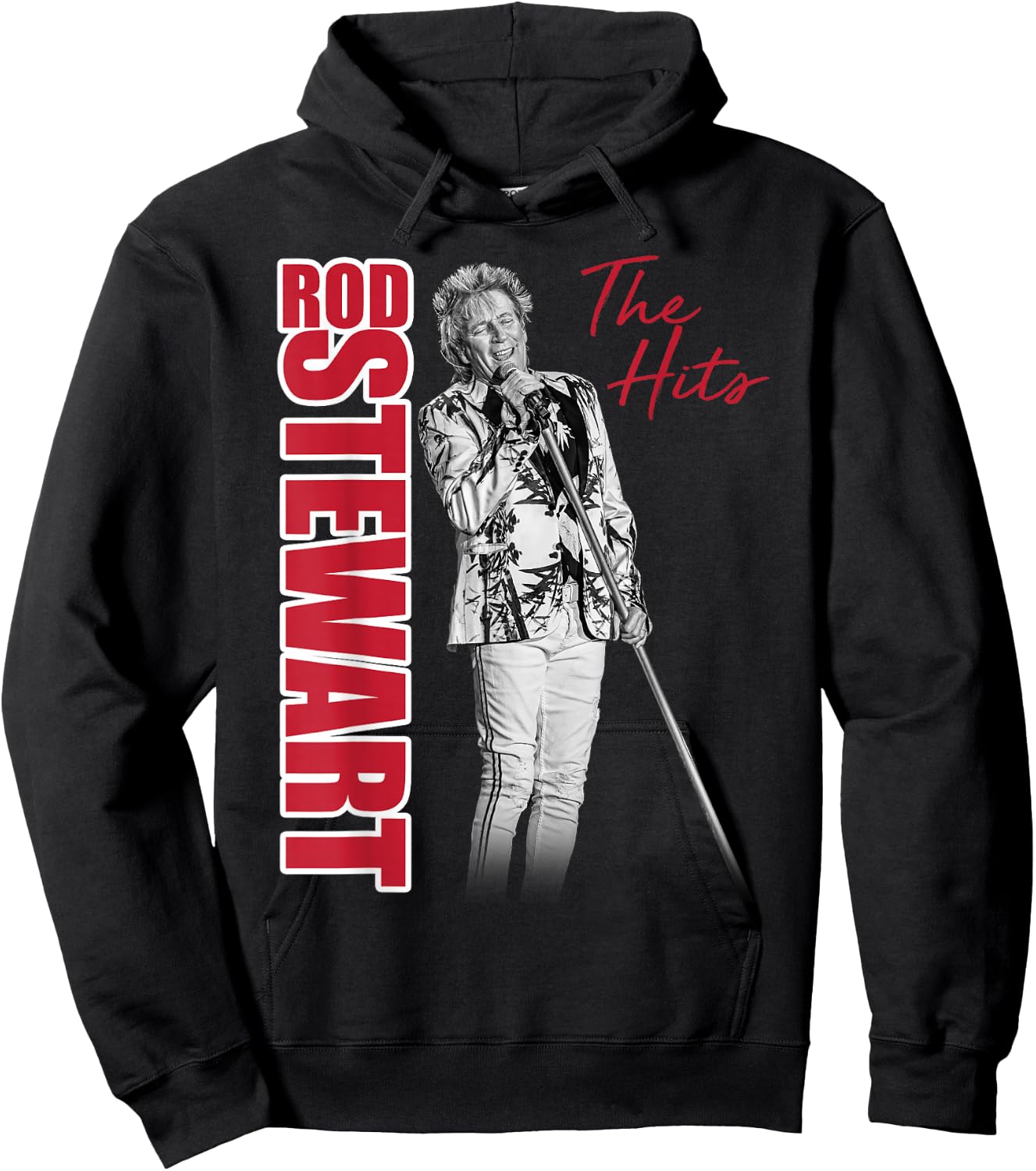 Rod Stewart Las Vegas Photo Hoodie - Hoodie | Black