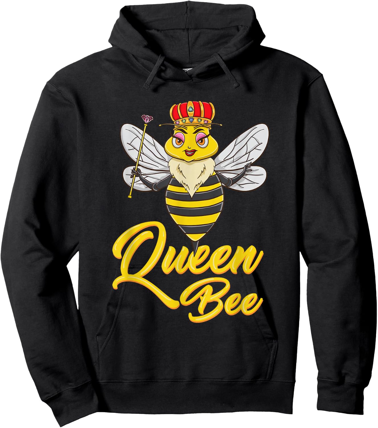 Queen Bee Beekeeper Gift Hoodie - Hoodie | Black