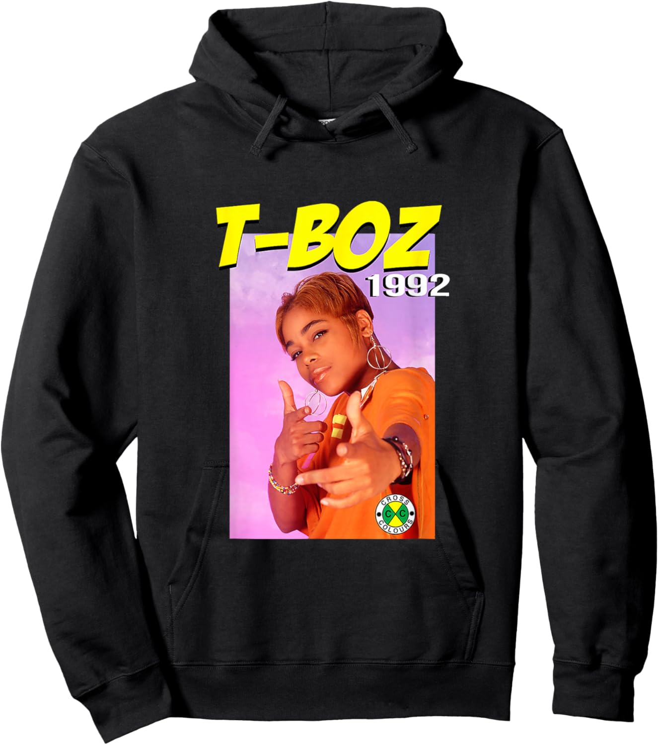 T-Boz | R&B and Hip Hop 1990's Artist | 1992 Album Cover Hoodie - Hoodie | Black