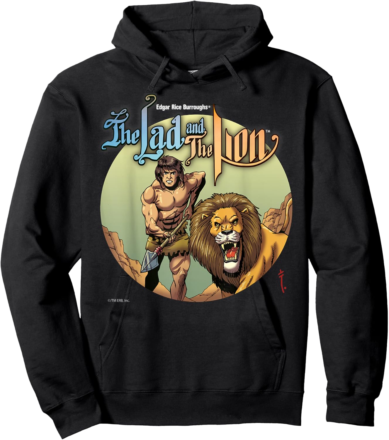 The Lad and the Lion Hoodie - Hoodie | Black