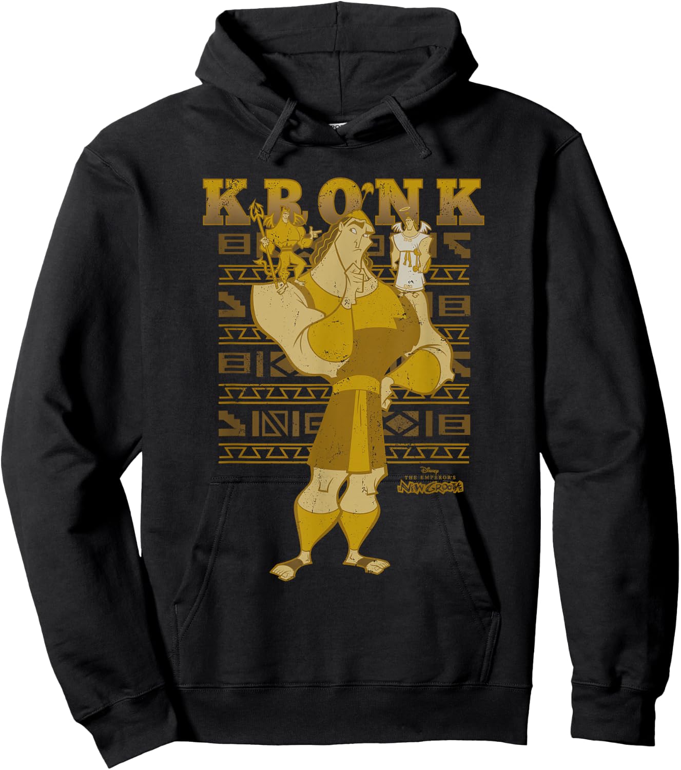 Disney The Emperors New Groove Kronk Conscience Hoodie - Hoodie | Black