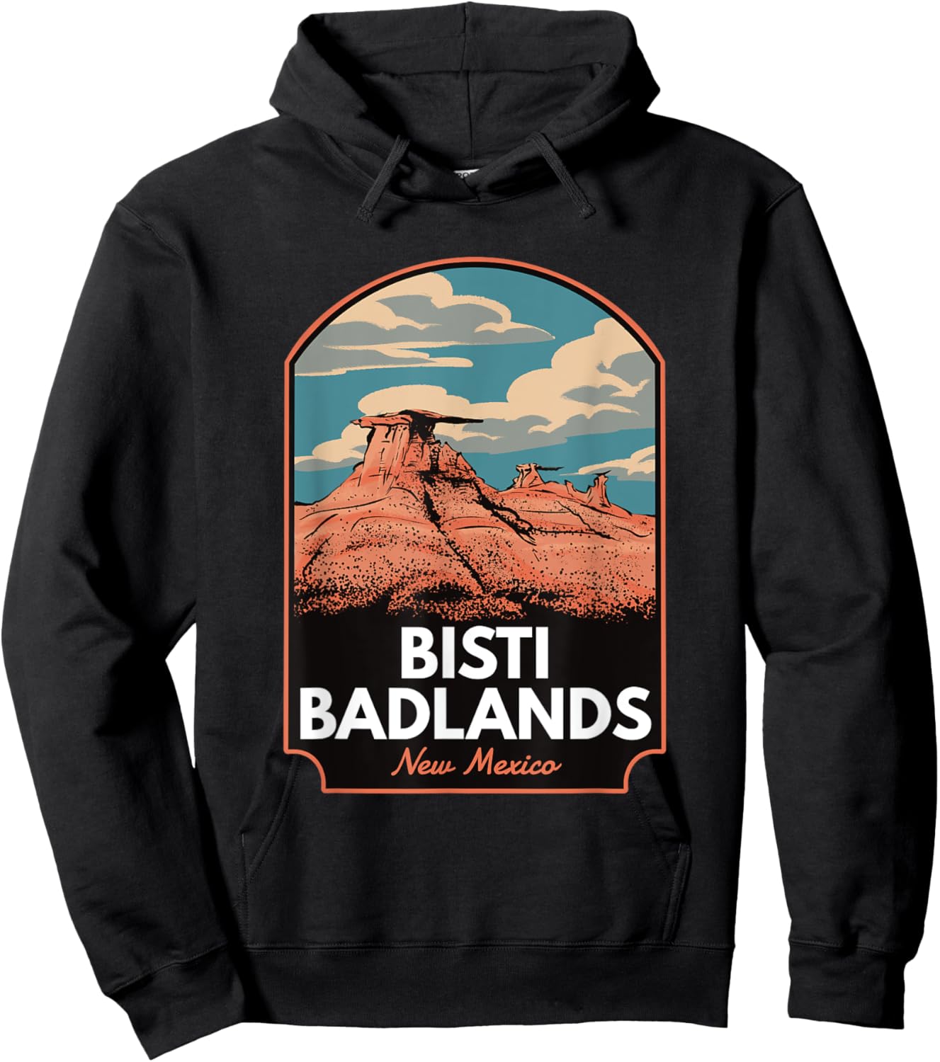 Bisti Badlands New Mexico Hoodie - Hoodie | Black