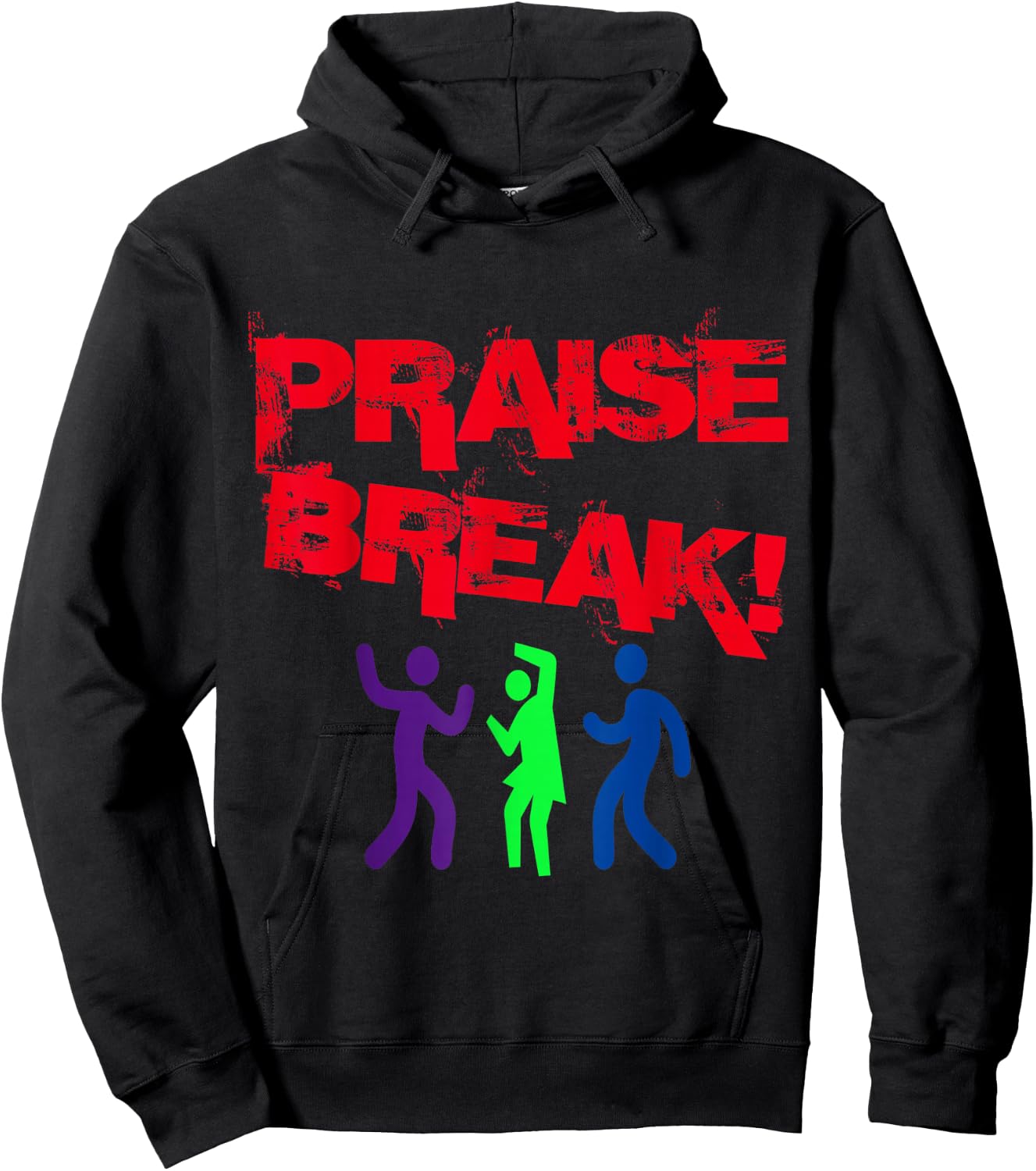 Praise Break! Hoodie - Hoodie | Black