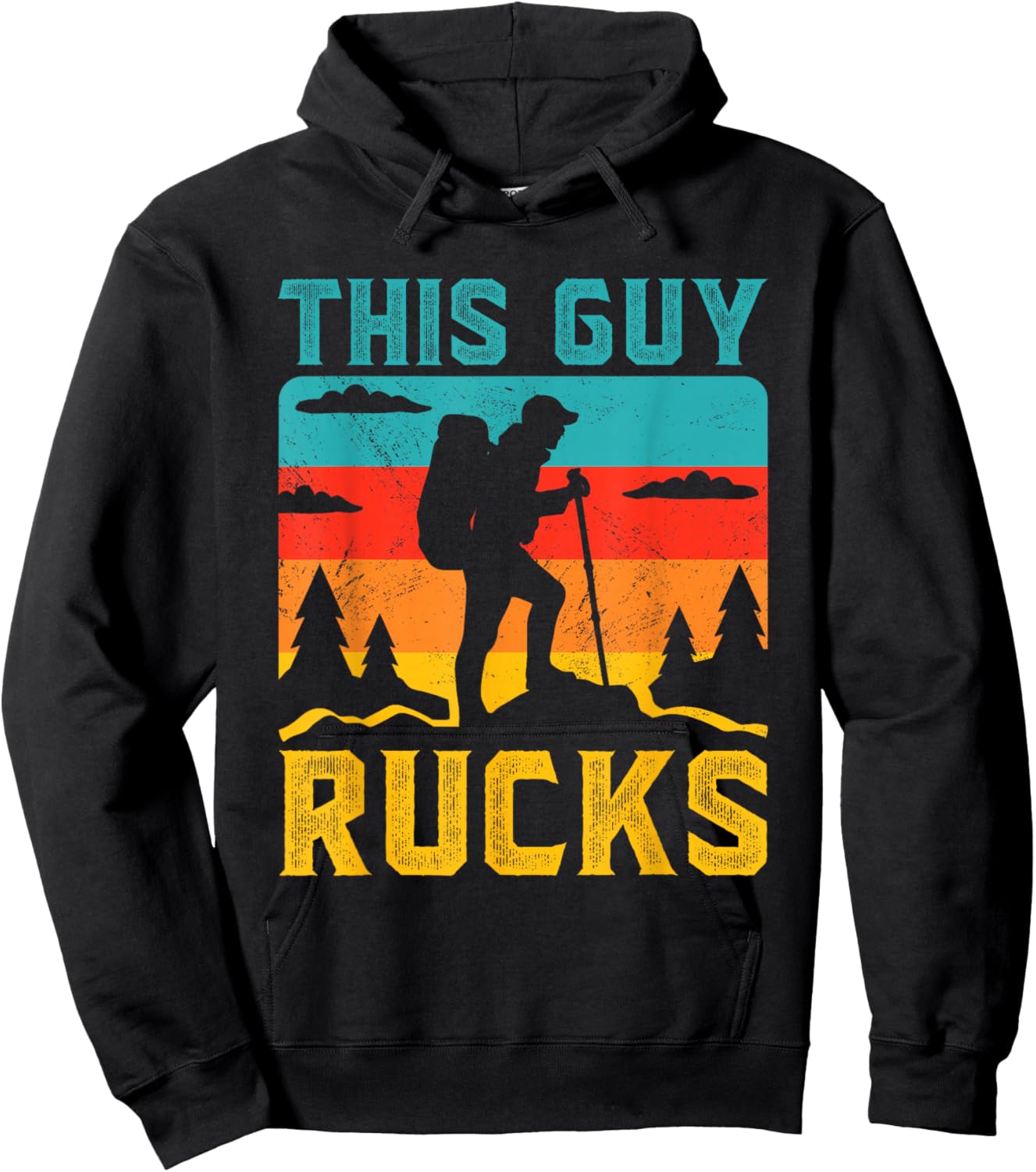 This Guy Rucks Rucksack Backpack Ruck Workout Rucking Hoodie - Hoodie | Black