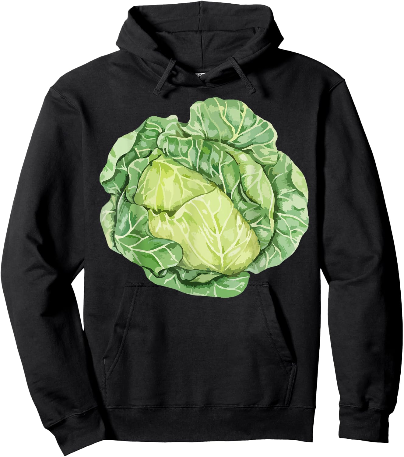Cabbage Halloween Group Costume Salad Vegan Vegetarians Hoodie - Hoodie | Black