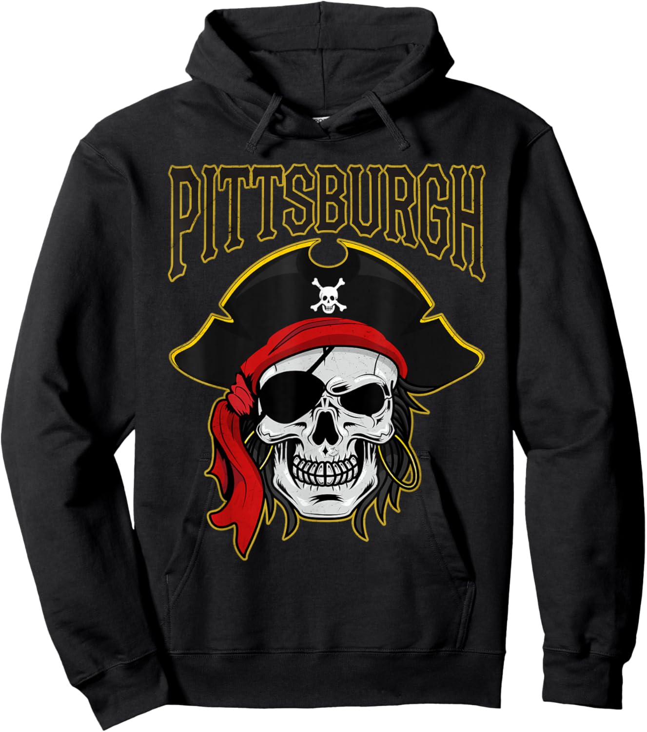 Pittsburgh Pride Family Name Personalized Outfits Happily Hoodie - Hoodie | Black