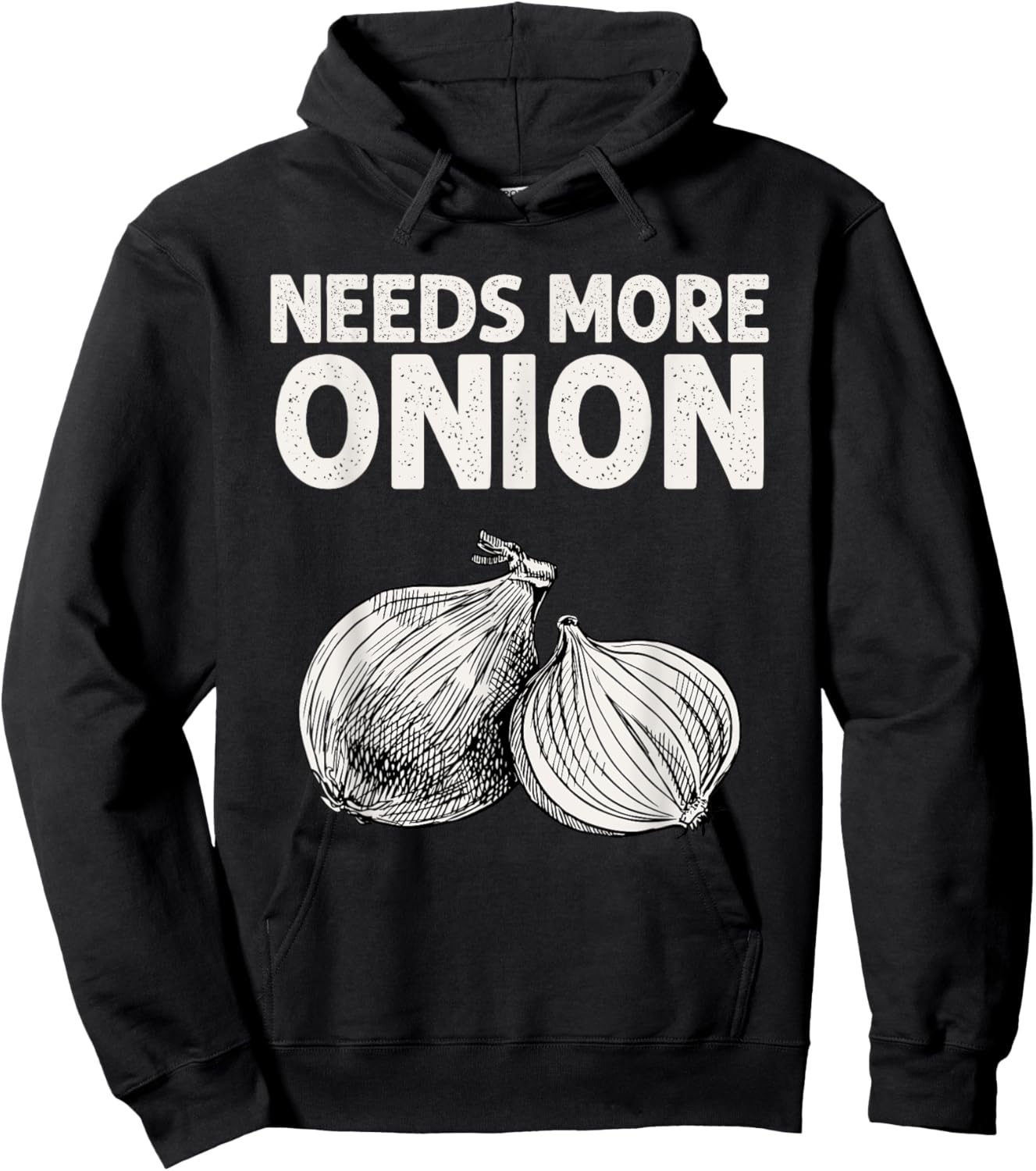 Needs More Onion Hoodie - Hoodie | Black