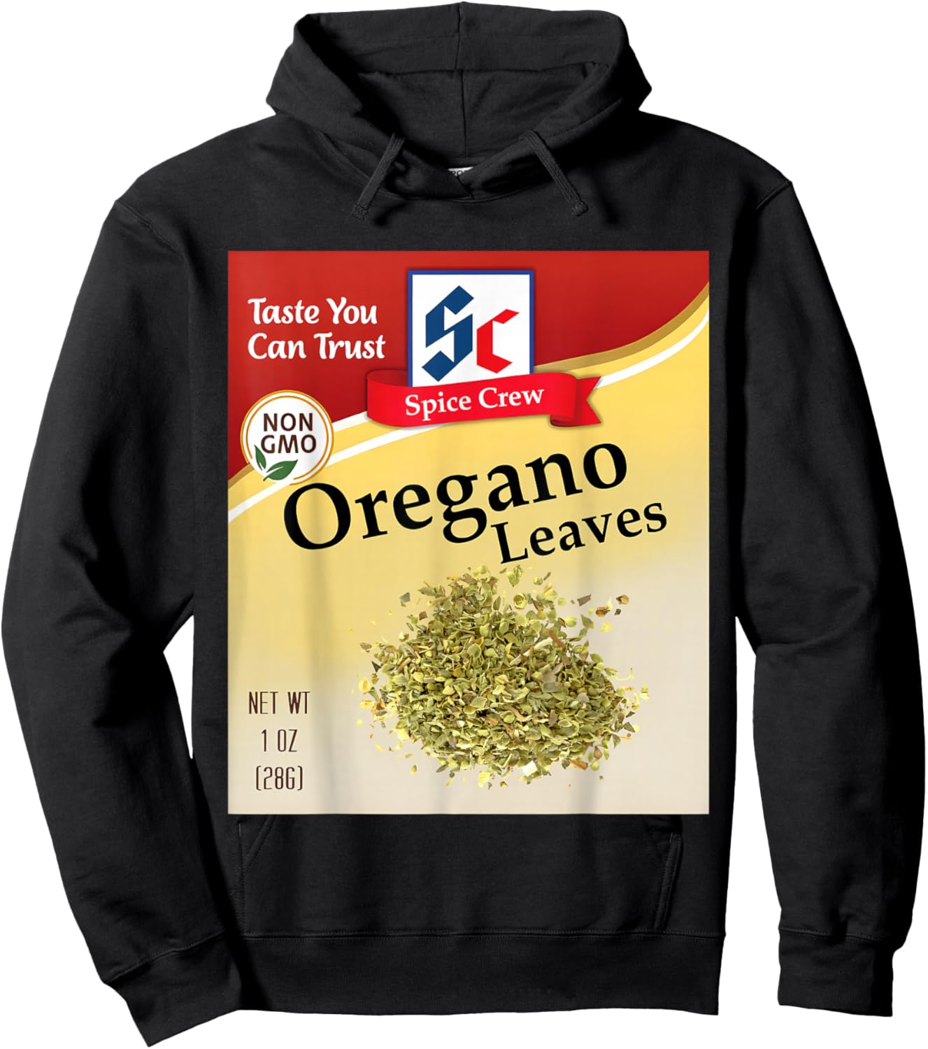 Oregano Leaves Condiment Spice Costumes Group Matching Hoodie - Hoodie | Black