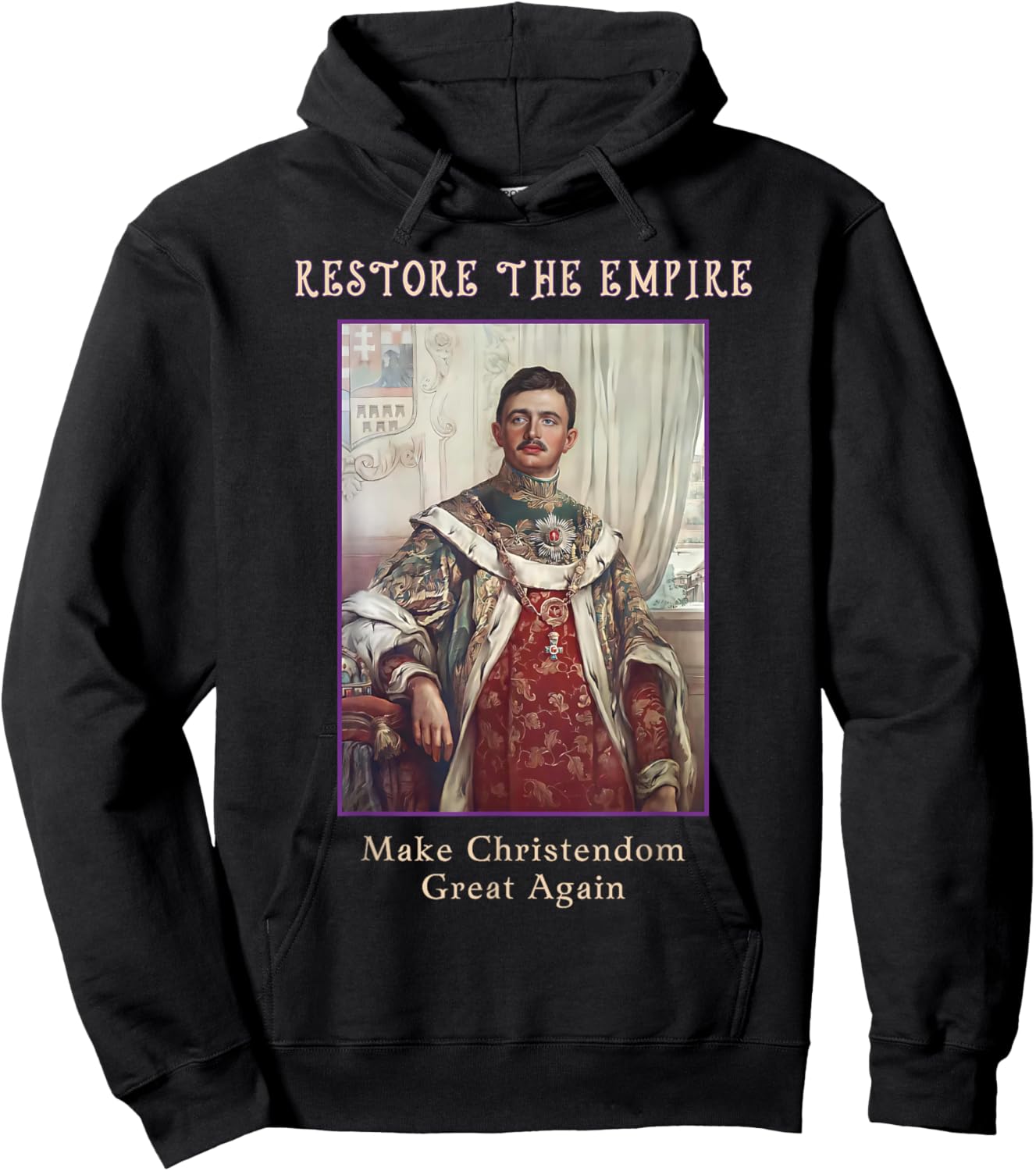 Roman Catholic Blessed Karl of Austria Hoodie - Hoodie | Black