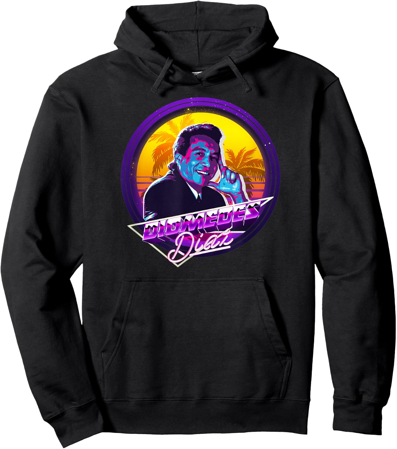 Diomedes Diaz Colombia Shirt El Cacique Vallenato 80s Style Hoodie - Hoodie | Black