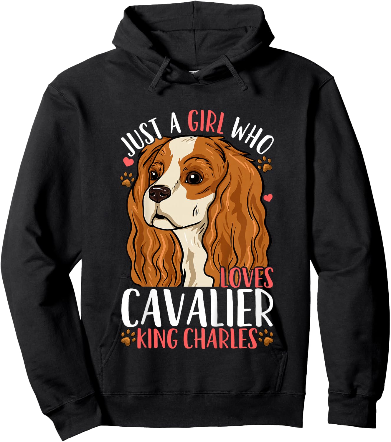 Kids Cavalier King Charles Gift Hoodie - Hoodie | Black