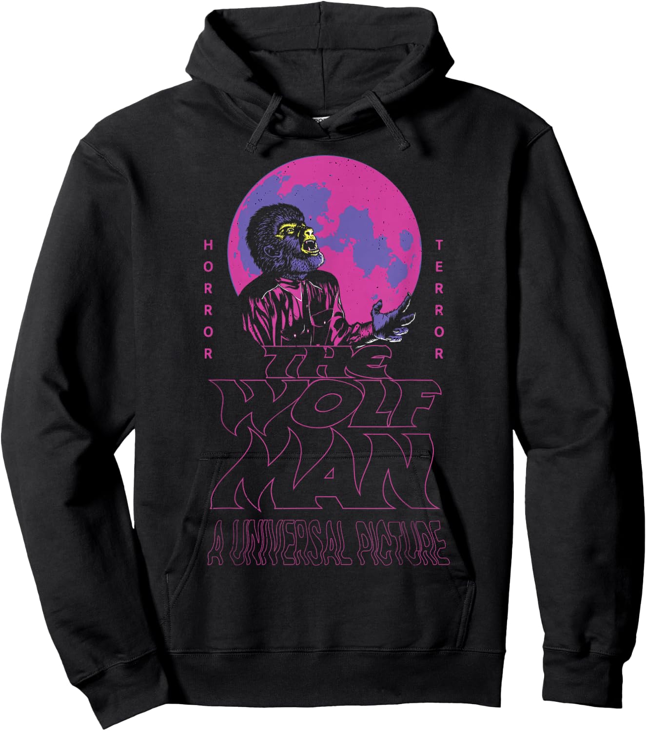 Universal Monsters The Wolf Man A Universal Picture Hoodie - Hoodie | Black