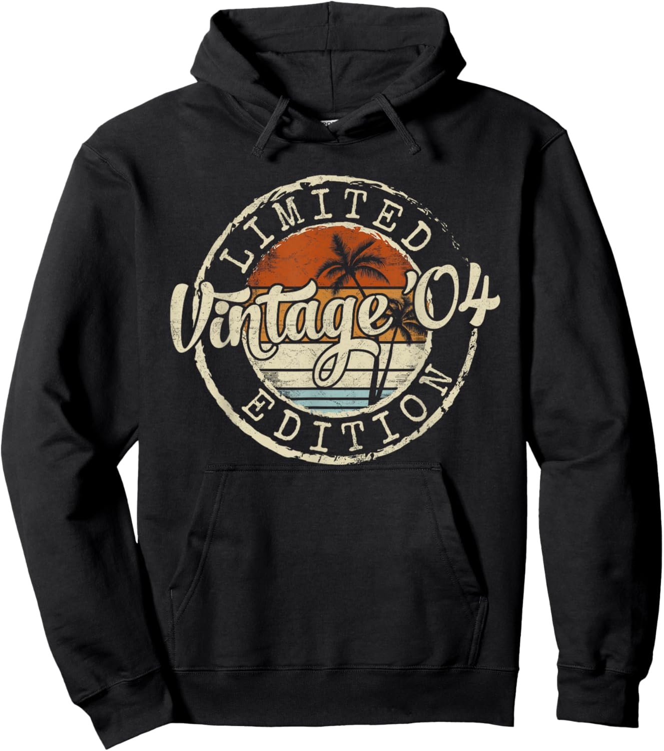Vintage 2004 21st Birthday Gifts Women 21 Year Old Hoodie - Hoodie | Black