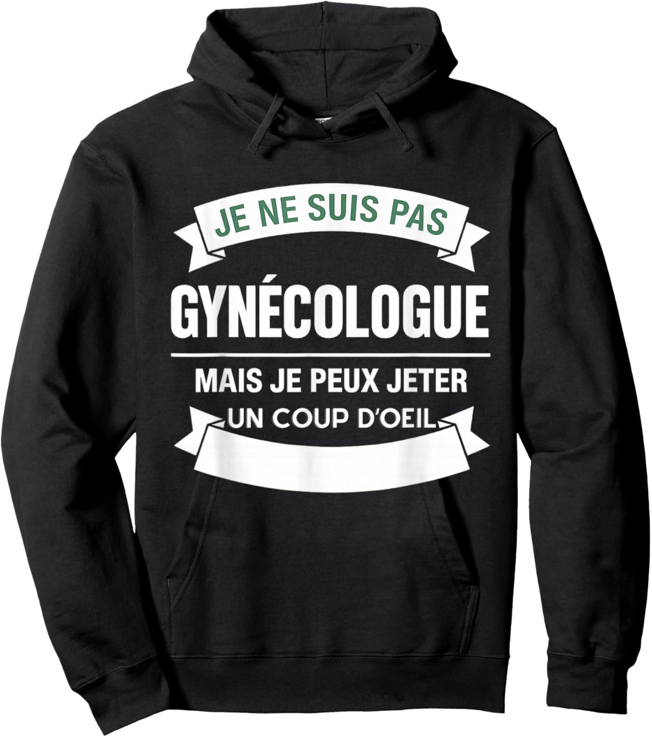 Funny Christmas Gift Man Humour BEAUF DRAGUEUR COLLEGUE Hoodie - Hoodie | Black