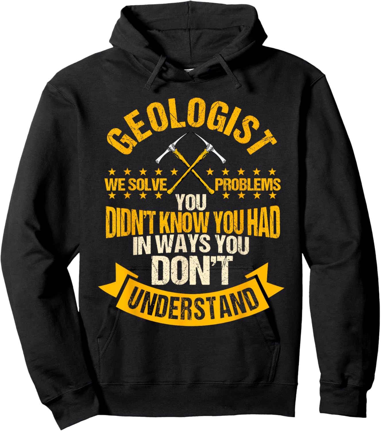 Geologist Earth Scientist Mineral Rock Collector Hoodie - Hoodie | Black