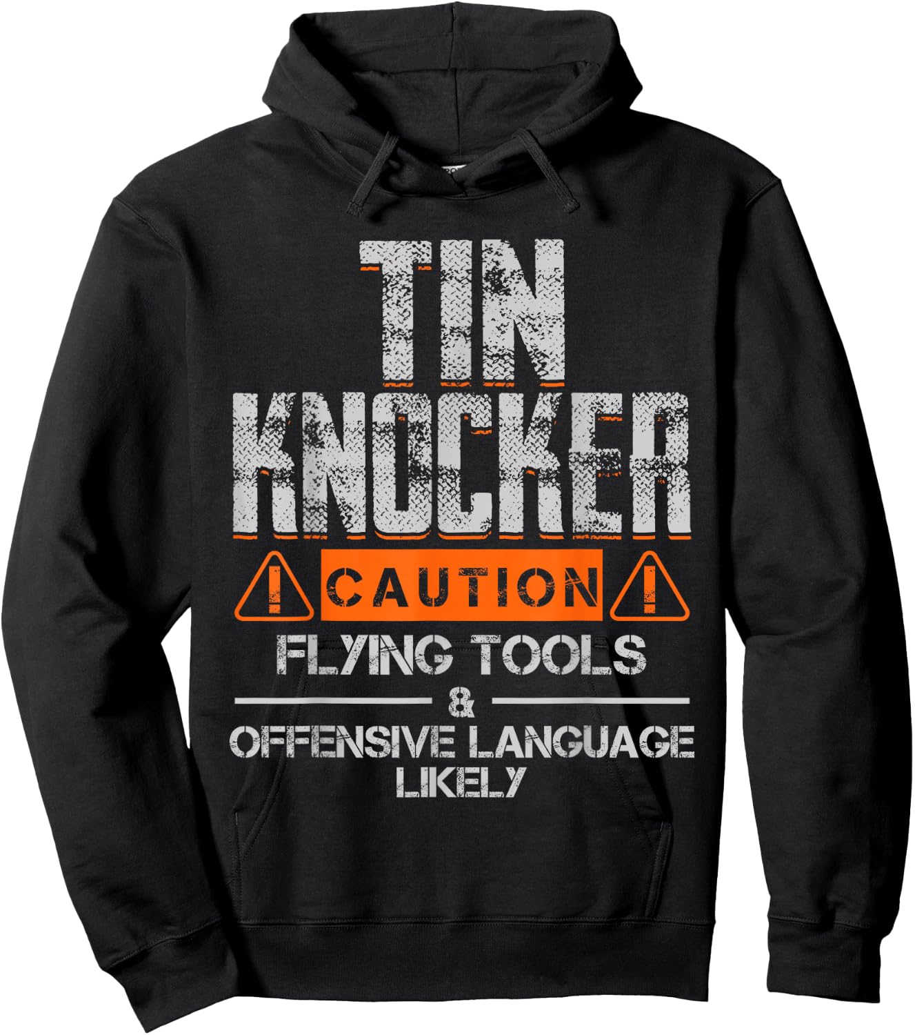 Sheet Metal Worker Shirts Funny Tin Knocker Gift Hoodie - Hoodie | Black
