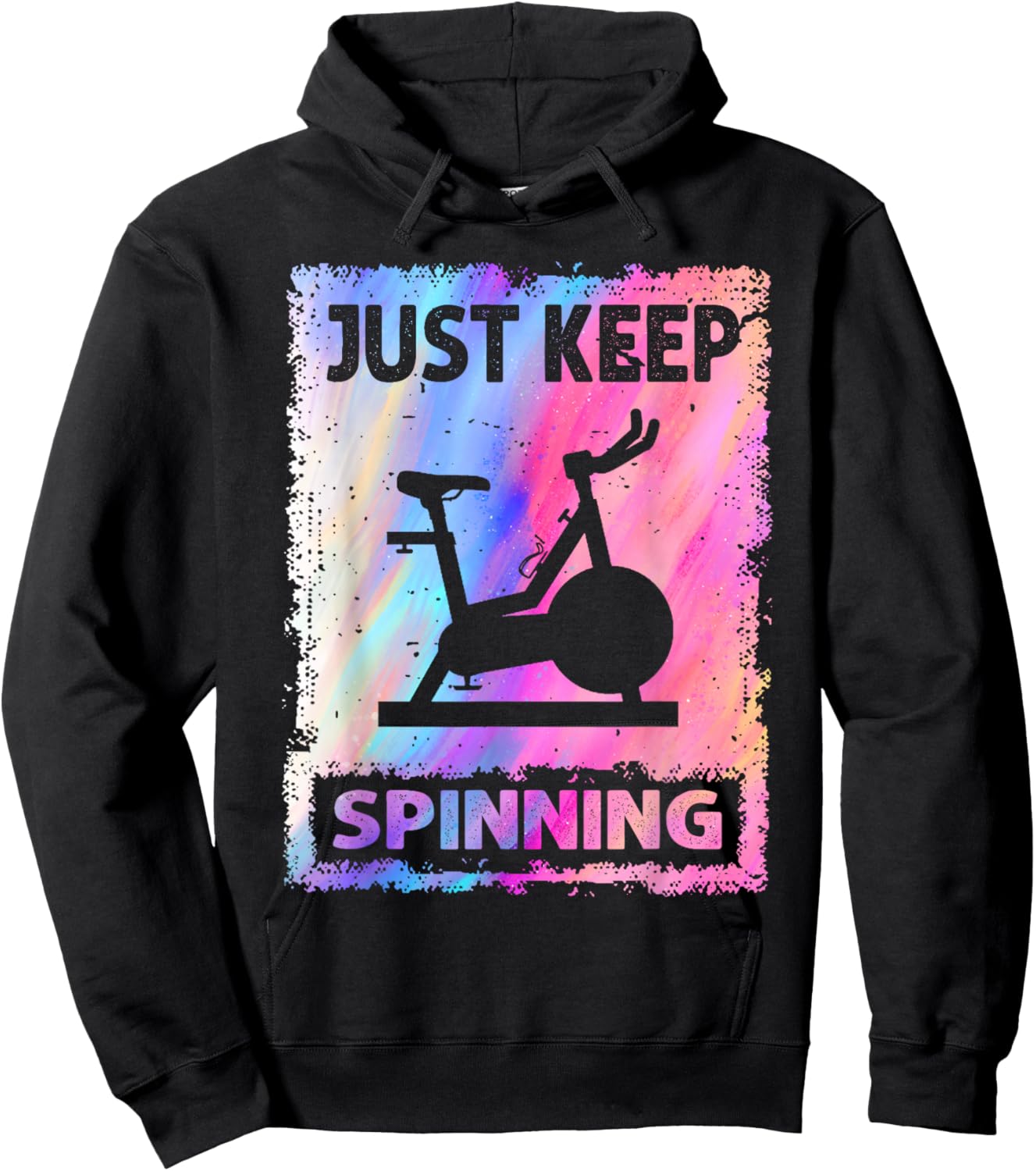 Just Keep Spinning Hoodie - Hoodie | Black