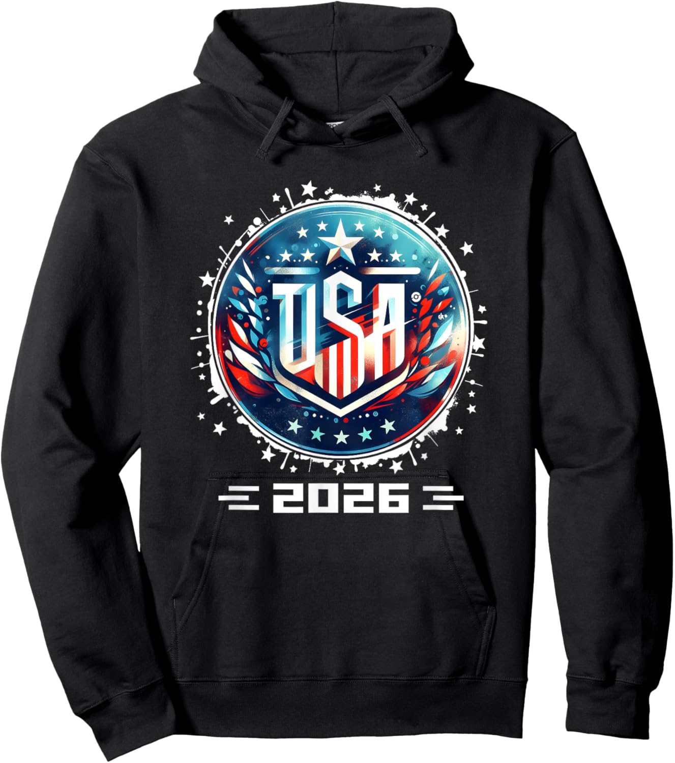 USA 2026 Go United States Sport USA Team 2026 USA Hoodie - Hoodie | Black