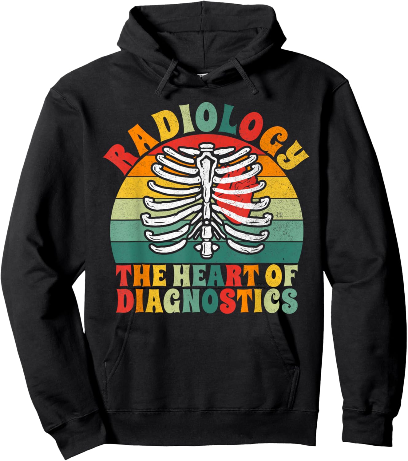 The Heart of Diagnostics Radiology Hoodie - Hoodie | Black