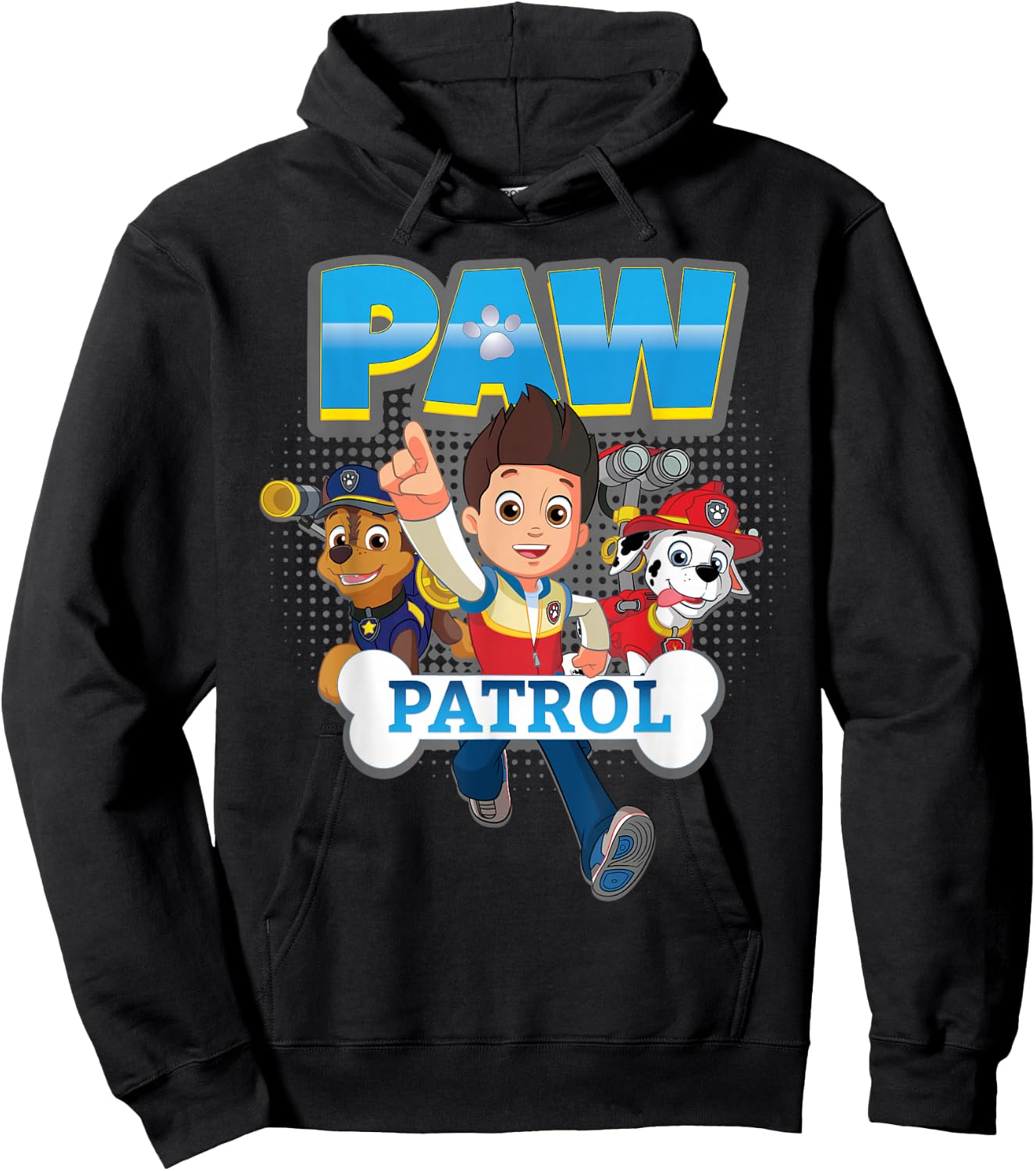 Ryder Paw Patrol Chase and Marshall Hoodie - Hoodie | Black