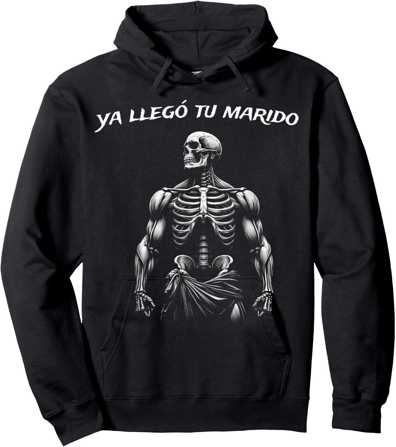 Calacas Chidas Gym | Mexican Sayings Funny Sarcasm Slang Hoodie - Hoodie | Black
