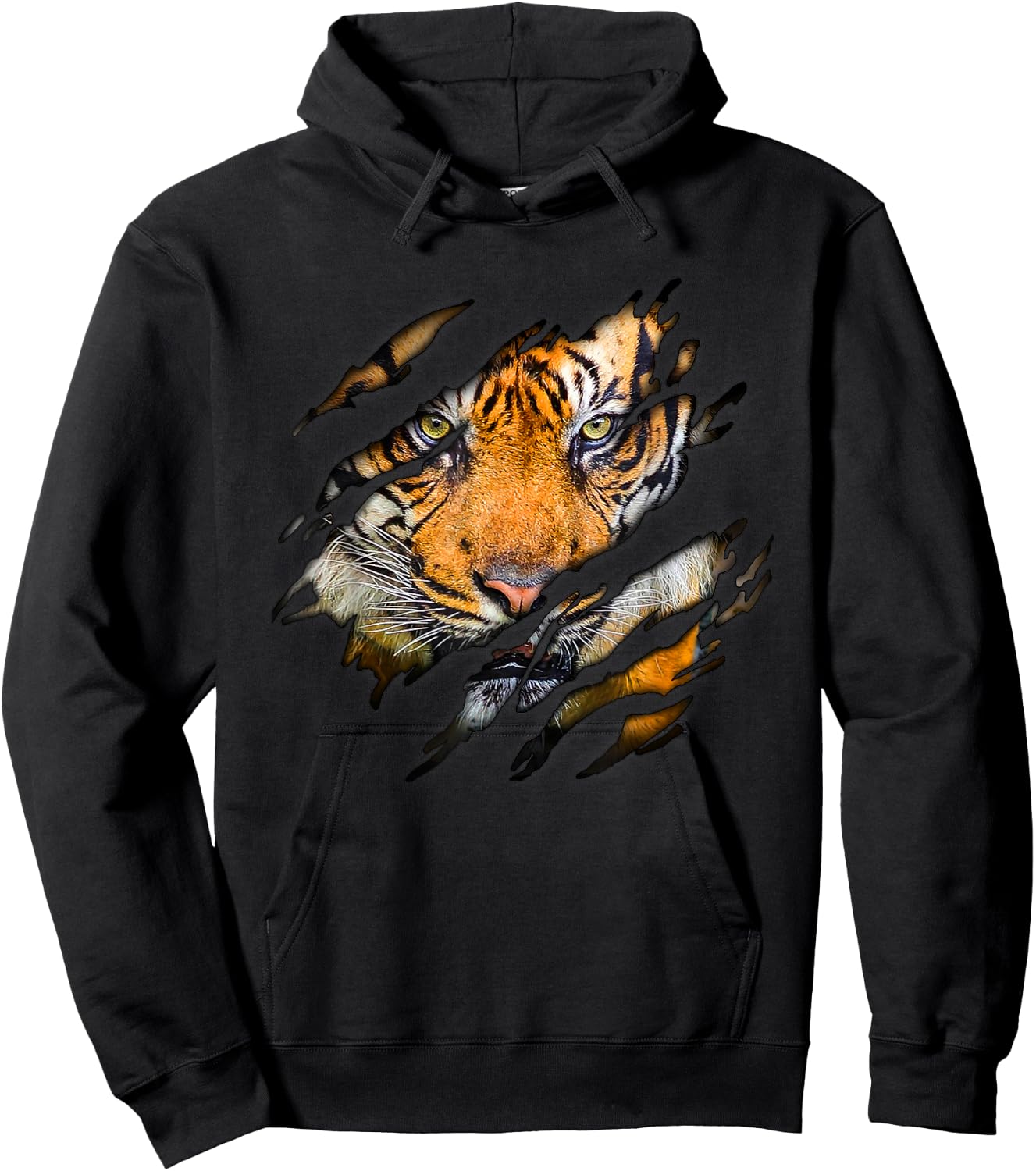 Tiger in Me Design, Tigerdesign Hoodie - Hoodie | Black