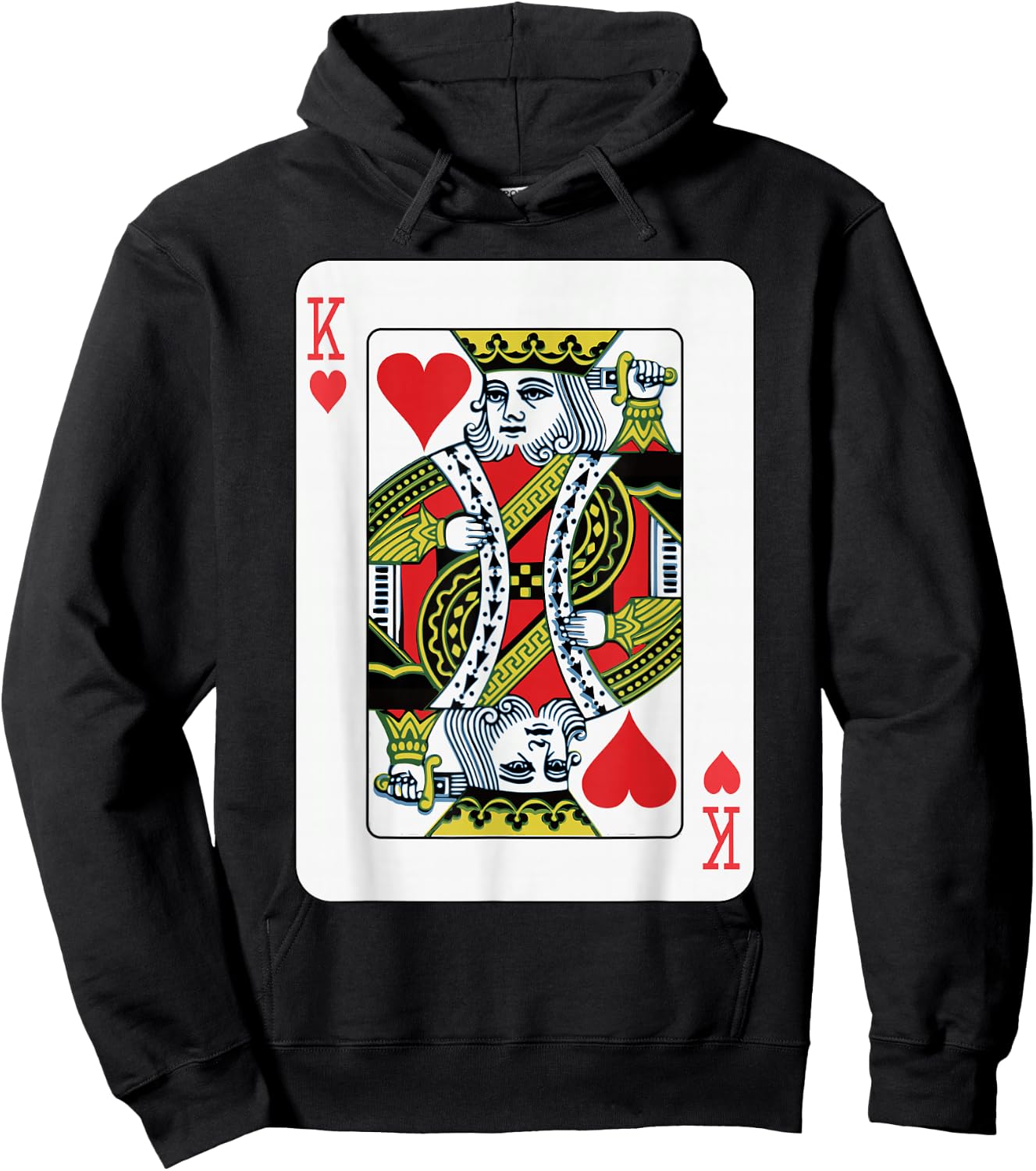 Herzkönig Playing Cards Hoodie - Hoodie | Black