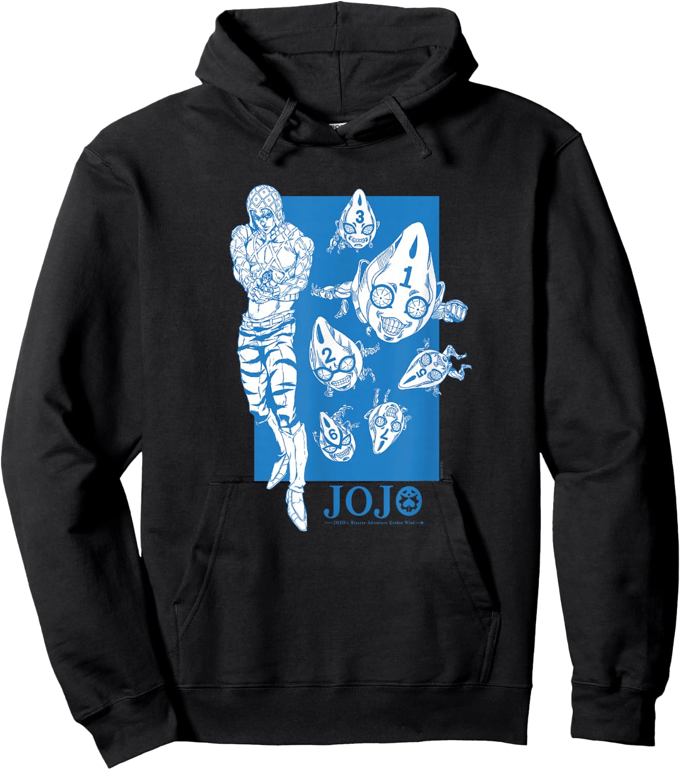 JoJo's Bizarre Adventure Mista Six Bullets Anime Hoodie - Hoodie | Black