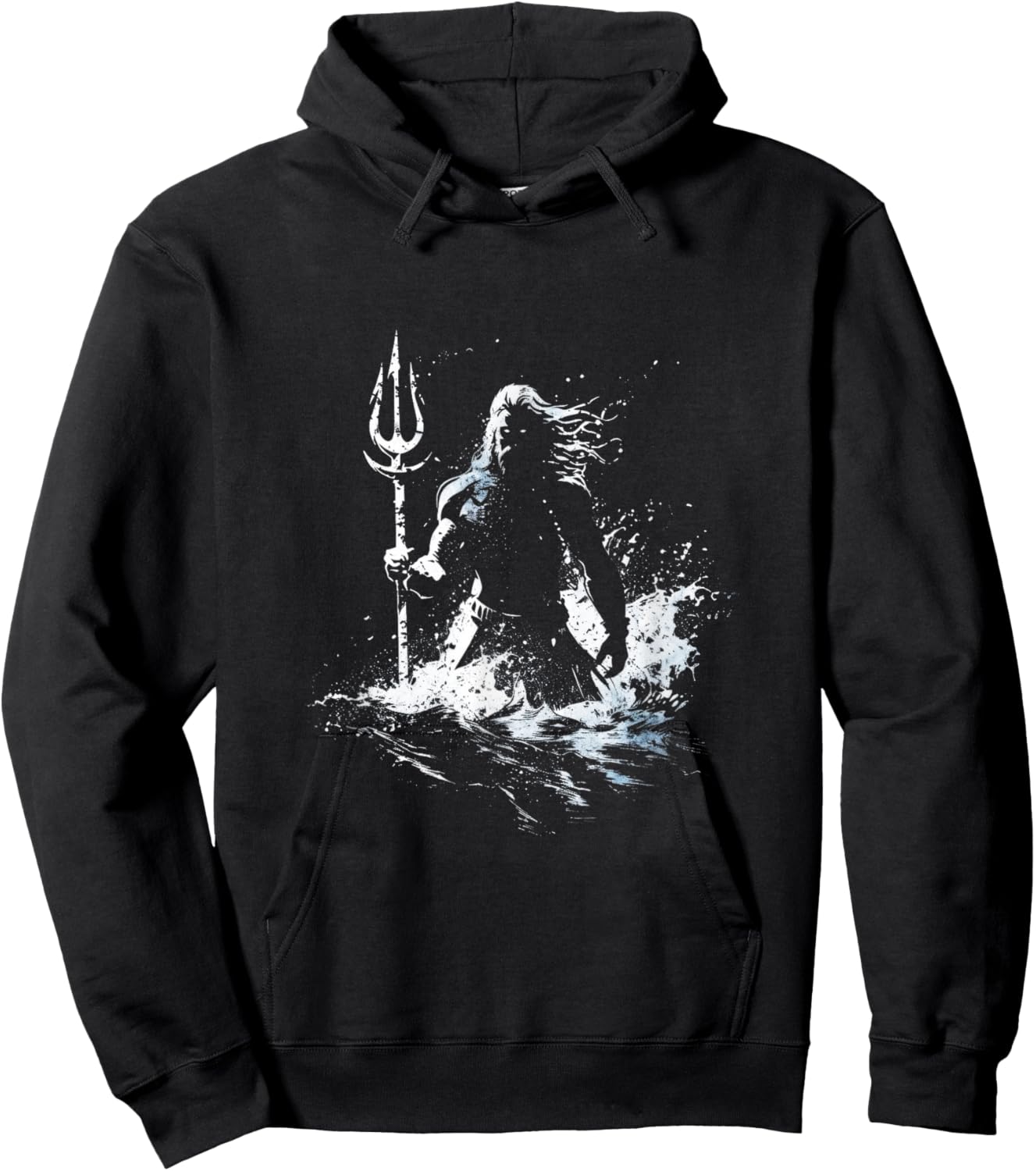 Poseidon Symbol Trident Greek God Neptune Sea god Hoodie - Hoodie | Black
