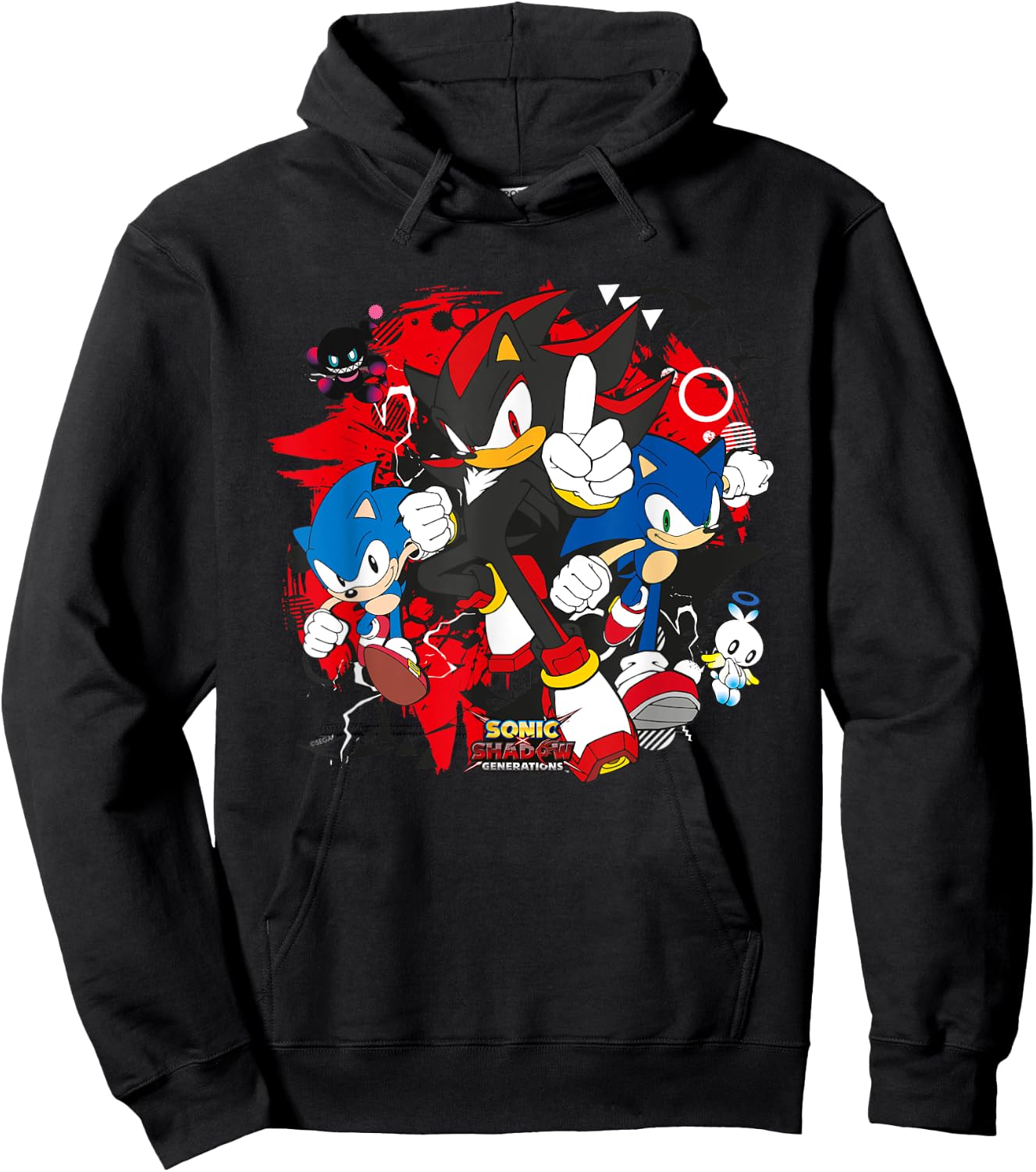 Sonic the Hedgehog, Sonic X Shadow Generations - Game On Hoodie - Hoodie | Black