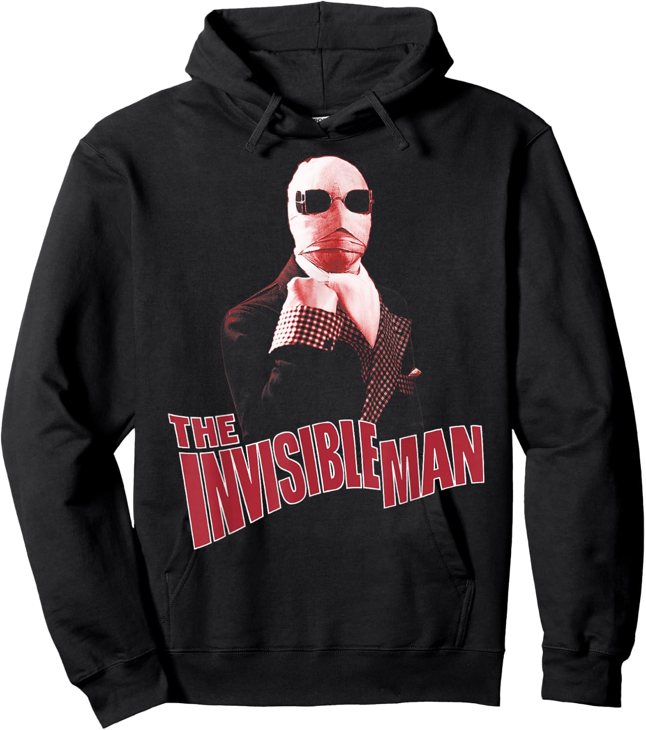 Universal Monsters The Invisible Man Red Hue Hoodie - Hoodie | Black