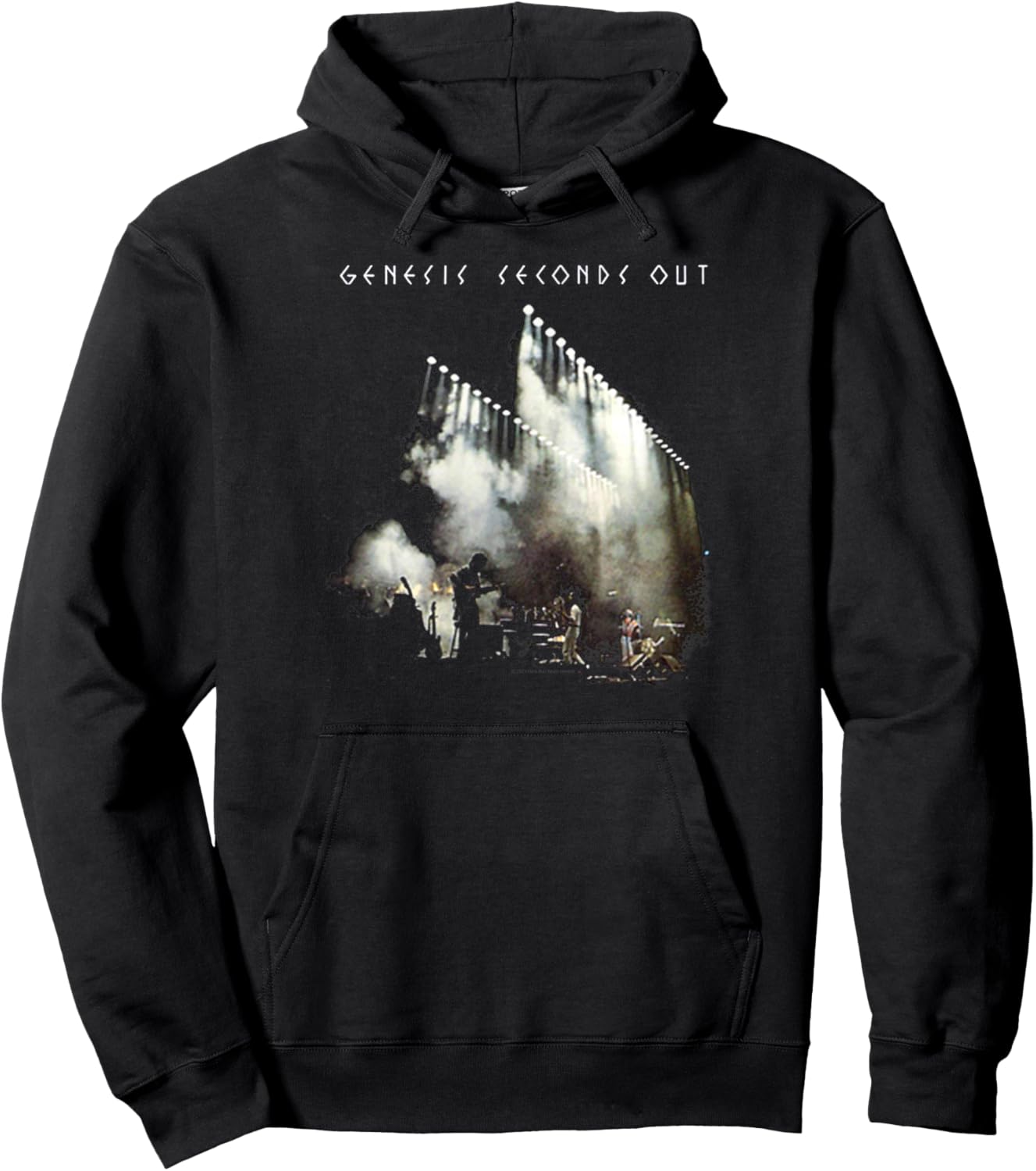 Genesis Rock Music Band Seconds Out Hoodie - Hoodie | Black