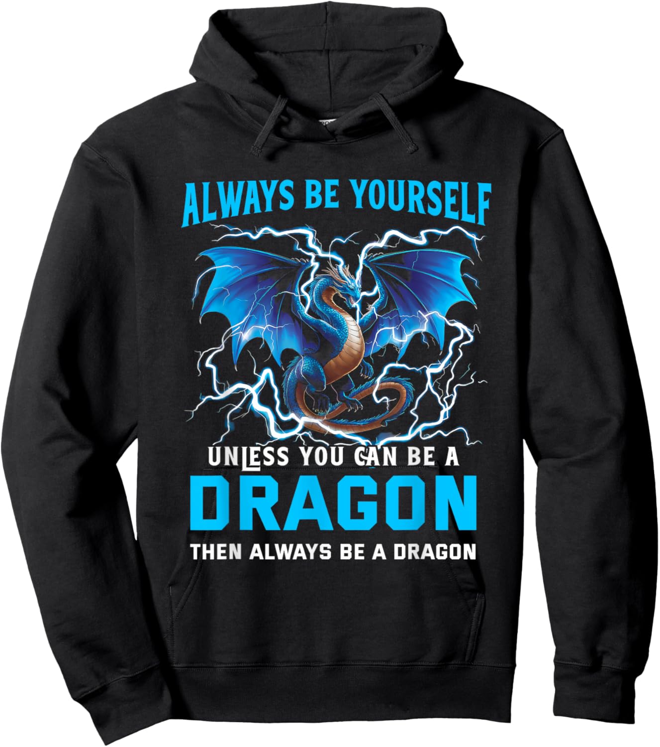 Dragon Chinese Mythical Creature Japanese Hoodie - Hoodie | Black
