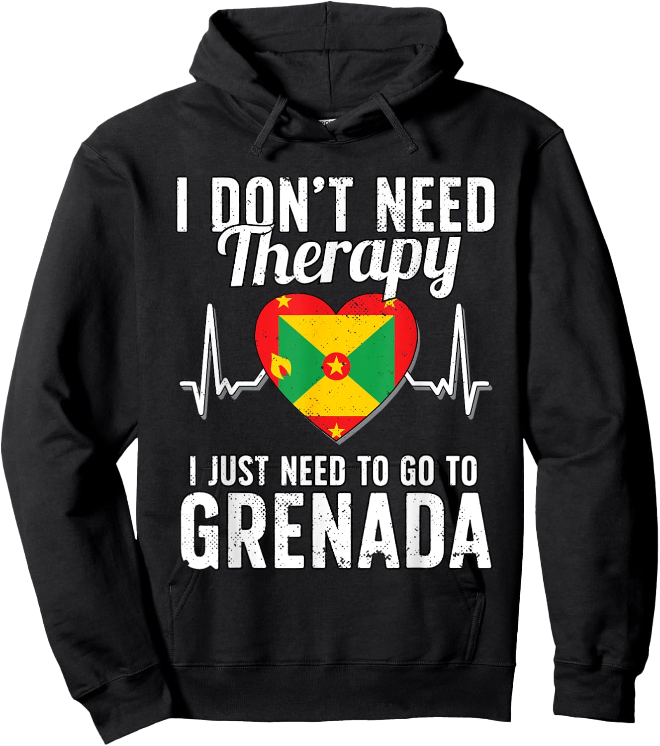 Grenada Flag I Grenada Flag I Vacation Grenada Hoodie - Hoodie | Black