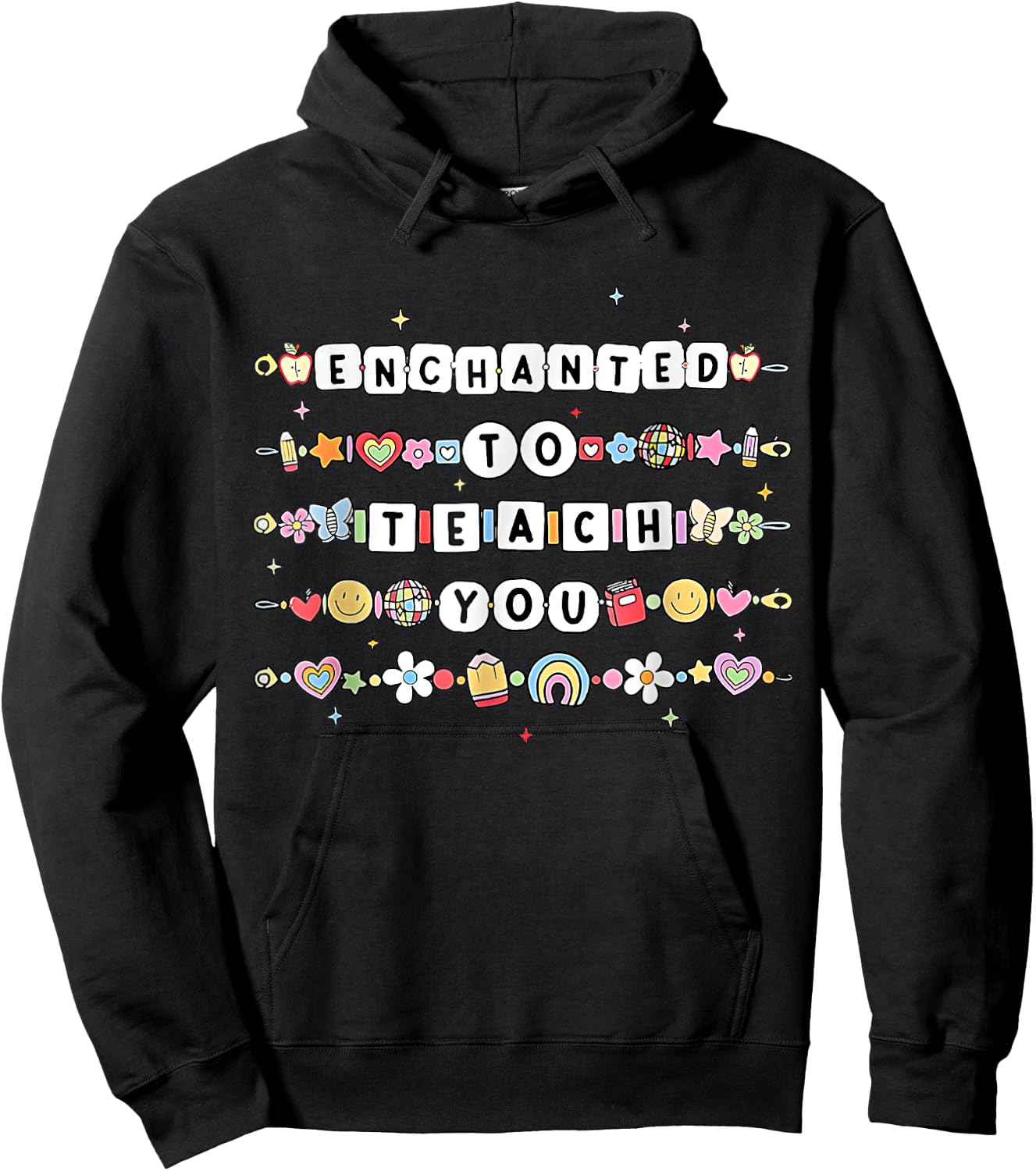 Enchanted To Teach You Friendship Bracelet Hoodie - Hoodie | Black