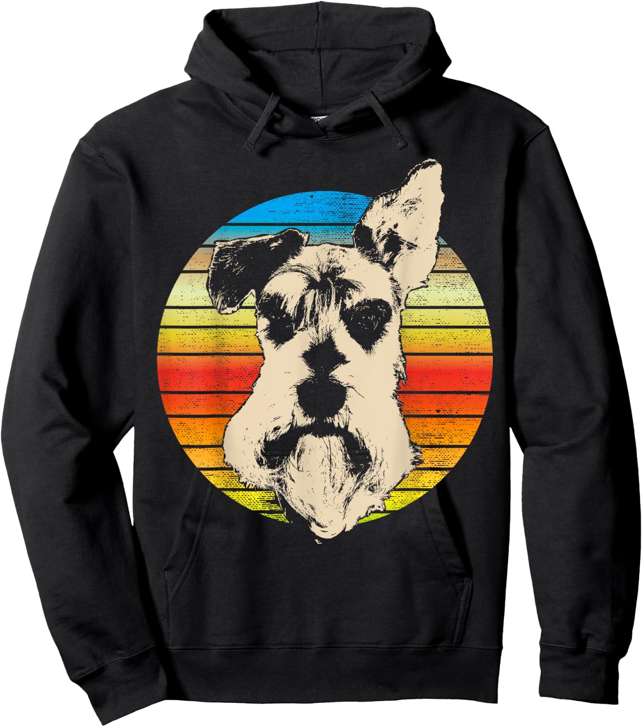 Schnauzer Standard Miniature & Giant-Schnauzer Dog Men Women Girls Kids Hoodie - Hoodie | Black