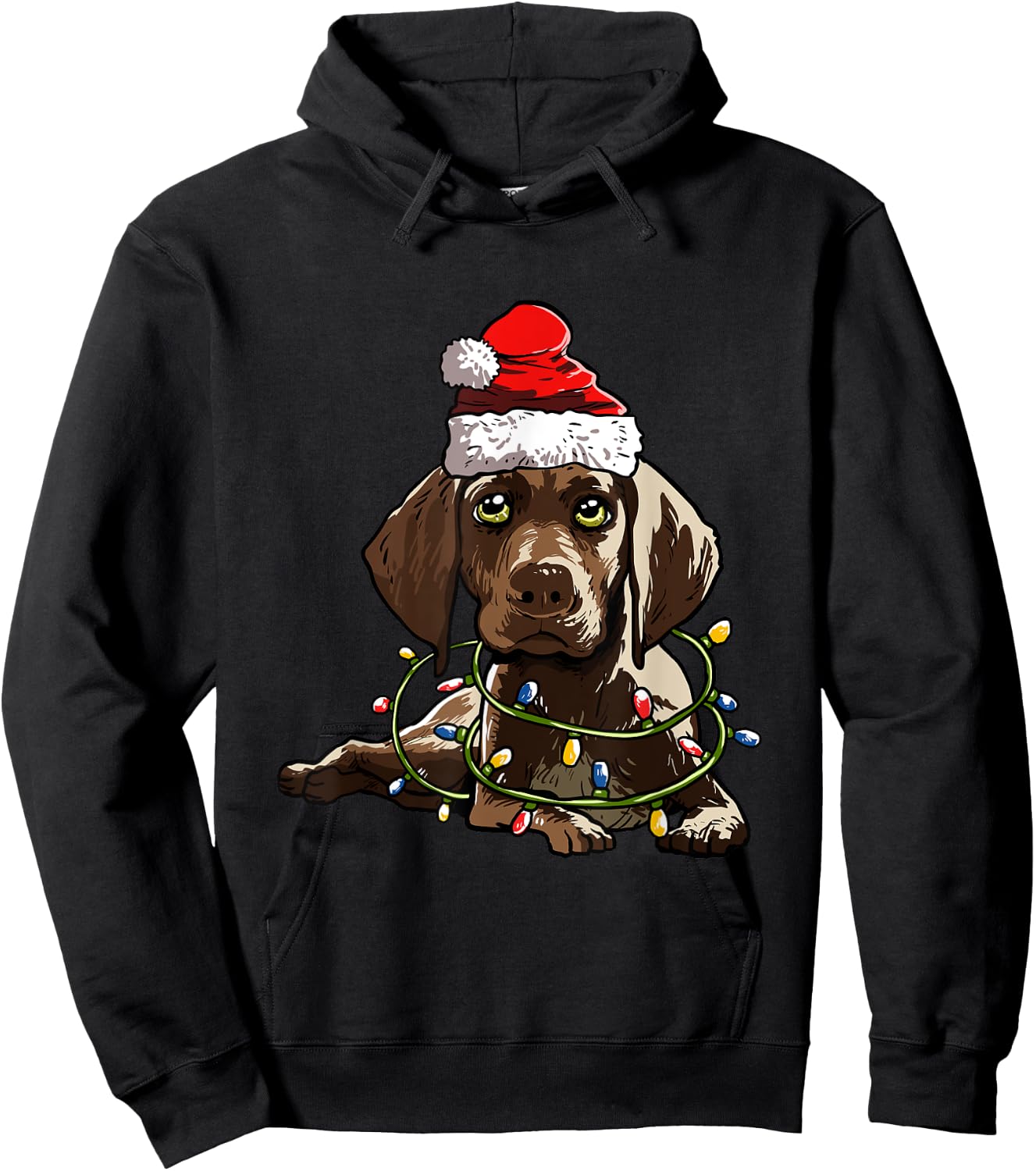 German Shorthair Christmas Gift X-Mas Costume Dogs Hoodie - Hoodie | Black