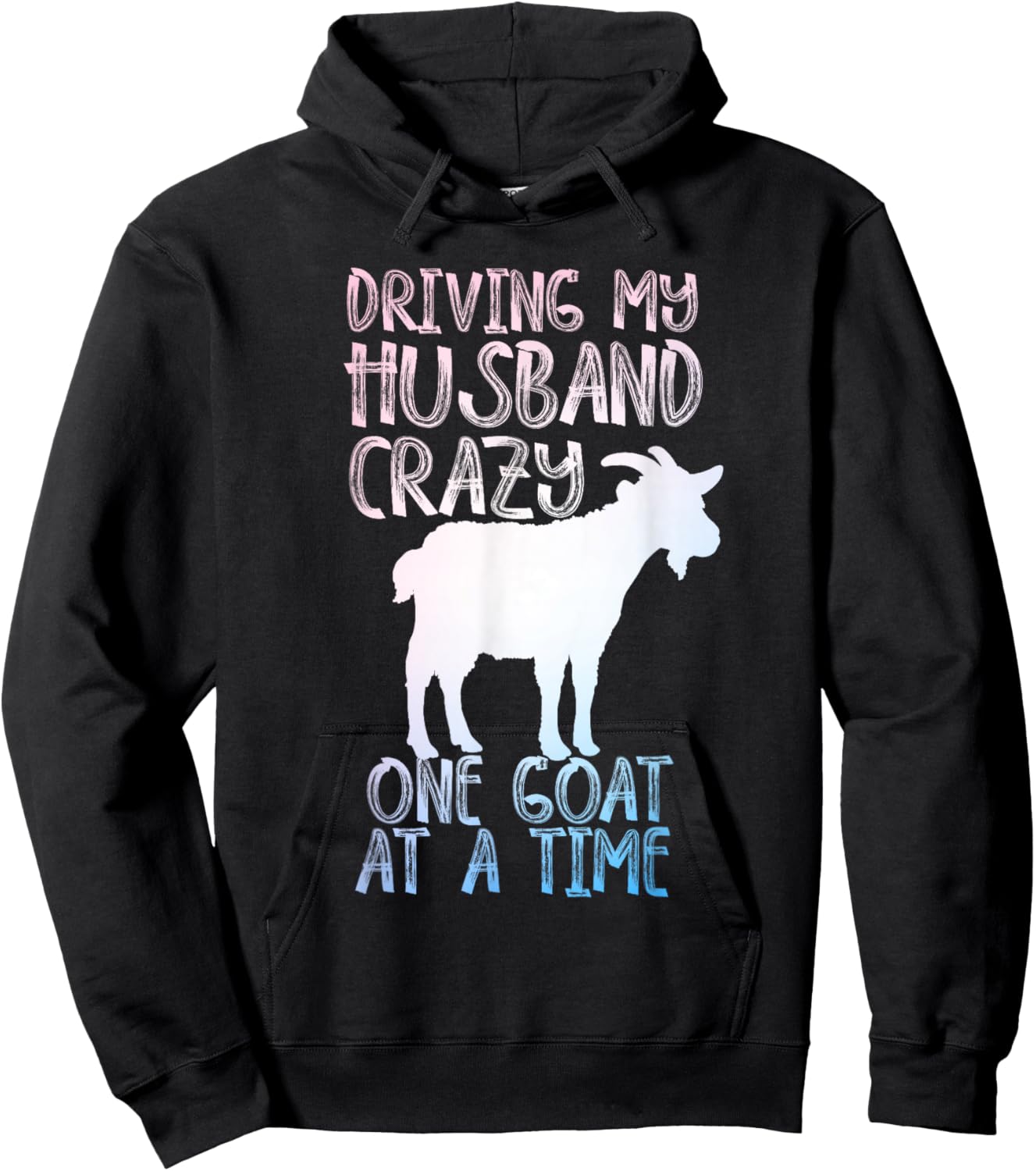 Funny Goat Design Girls Farm Animal Goat Farmer Hoodie - Hoodie | Black