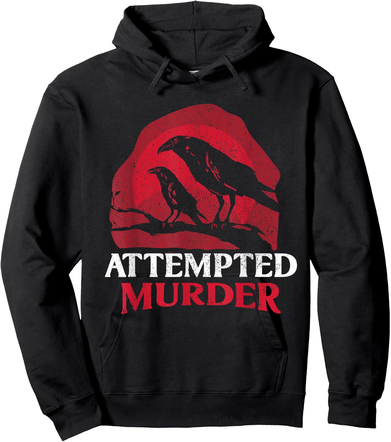 Attempted Murder Crows Hoodie - Hoodie | Black