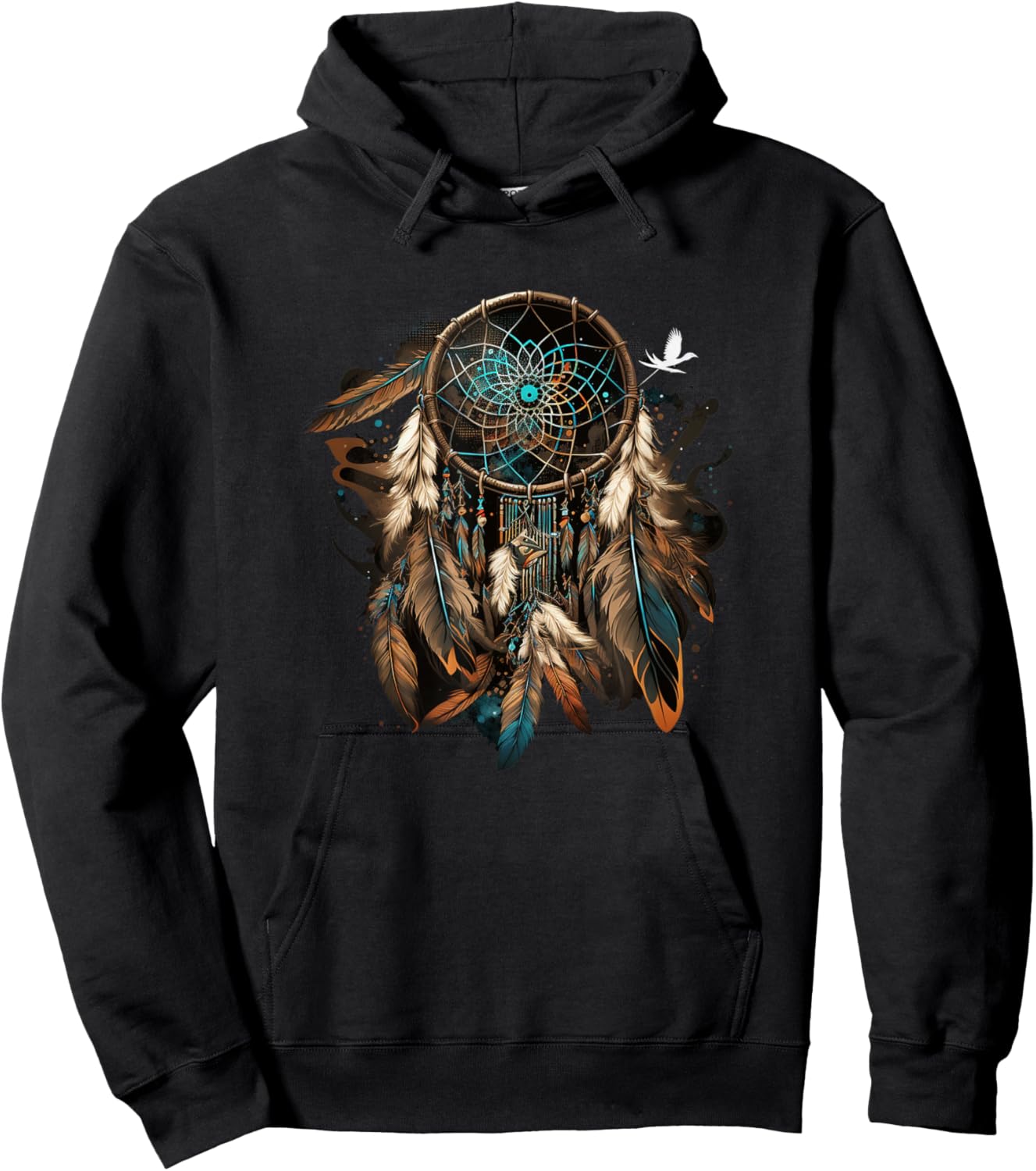 Native American Dreamcatcher Indian Design Hoodie - Hoodie | Black