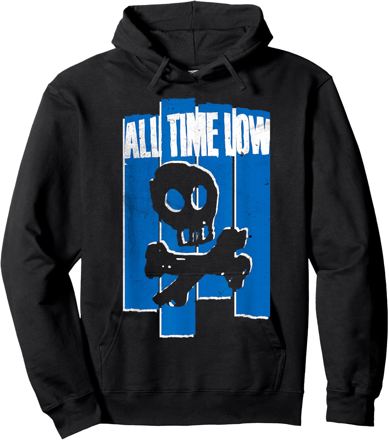 All Time Low Skully Lines - Women's Classic Fit Black Solid - Small Hoodie - Hoodie | Black