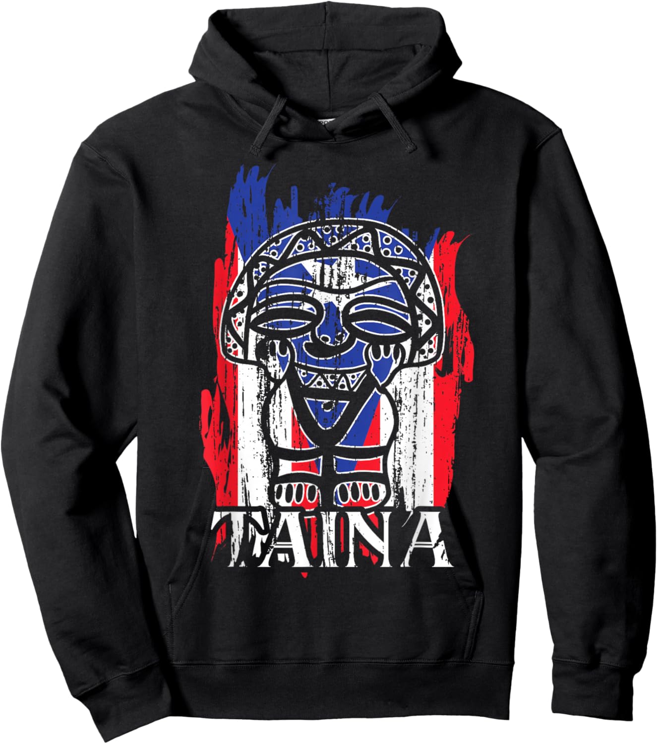 Taino Taina moon goddess taina puerto rico boricua symbols Hoodie - Hoodie | Black