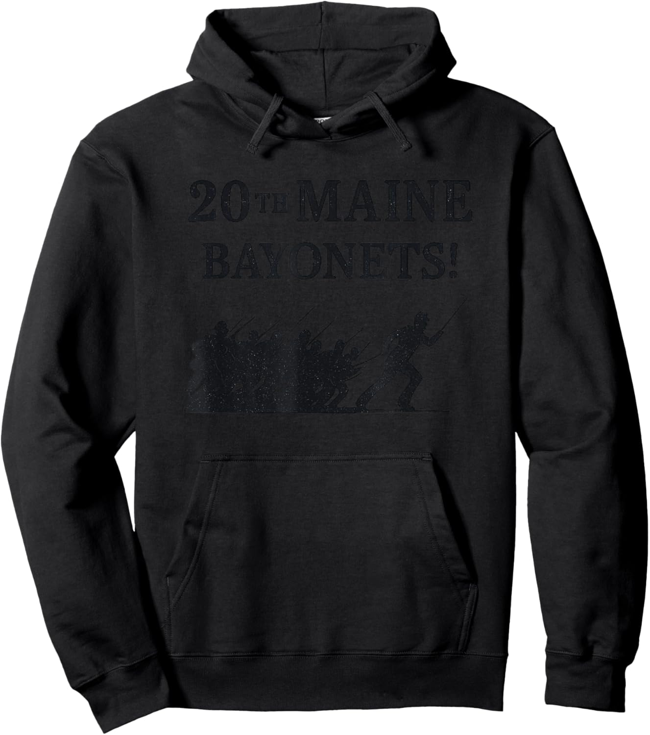 20th Maine Bayonets Civil War Gettysburg Hoodie - Hoodie | Black