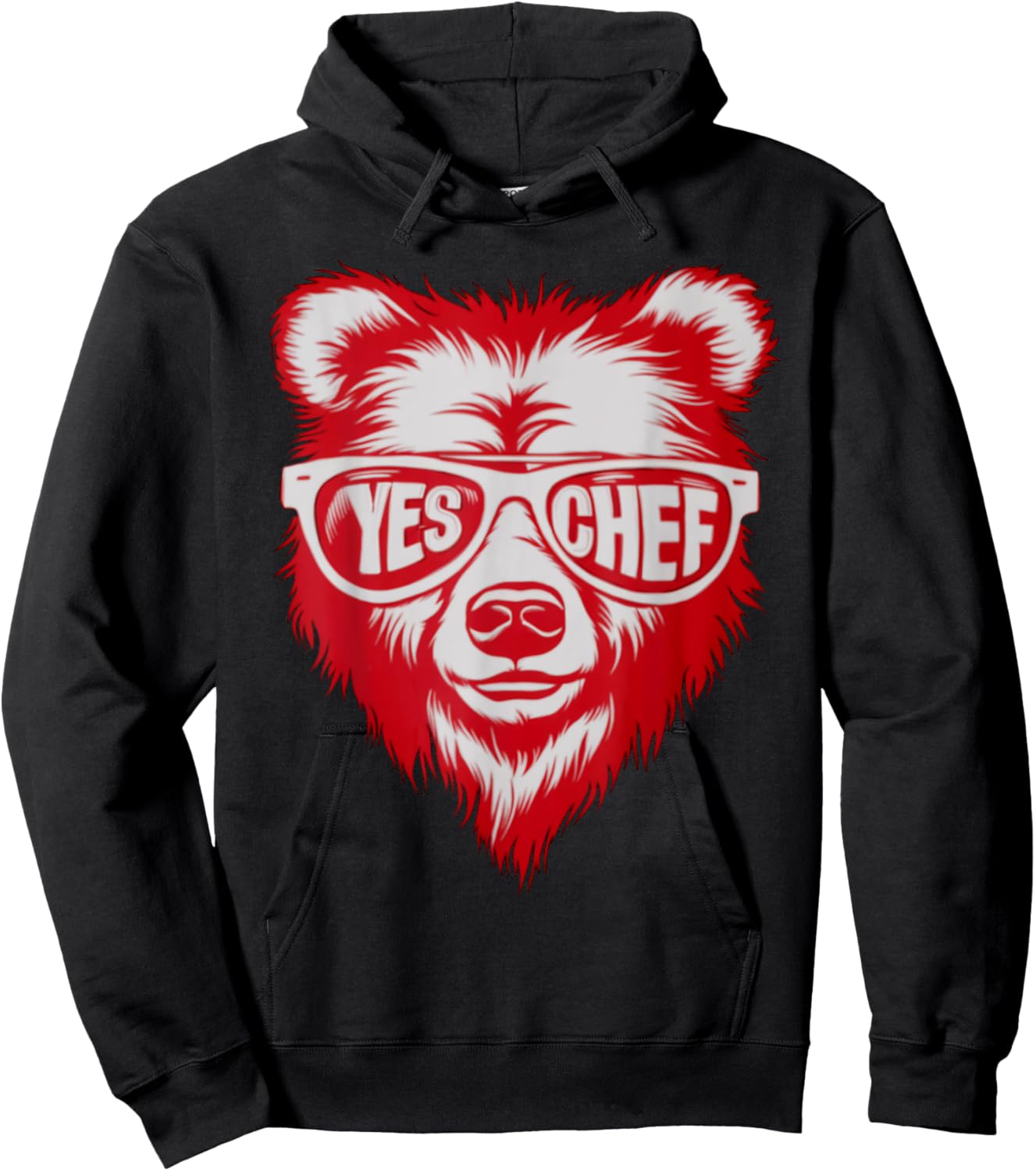 Yes Chef Vintage Movie Awesome Apparel Cooking Restaurant Hoodie - Hoodie | Black